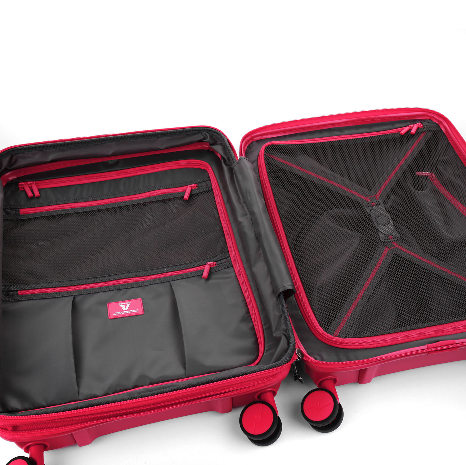 Roncato Skyline Cabin Spinner 55cm, erweiterbar mit USB Cherry Roncato Skyline Cabin Spinner 55cm, erweiterbar mit USB Cherry