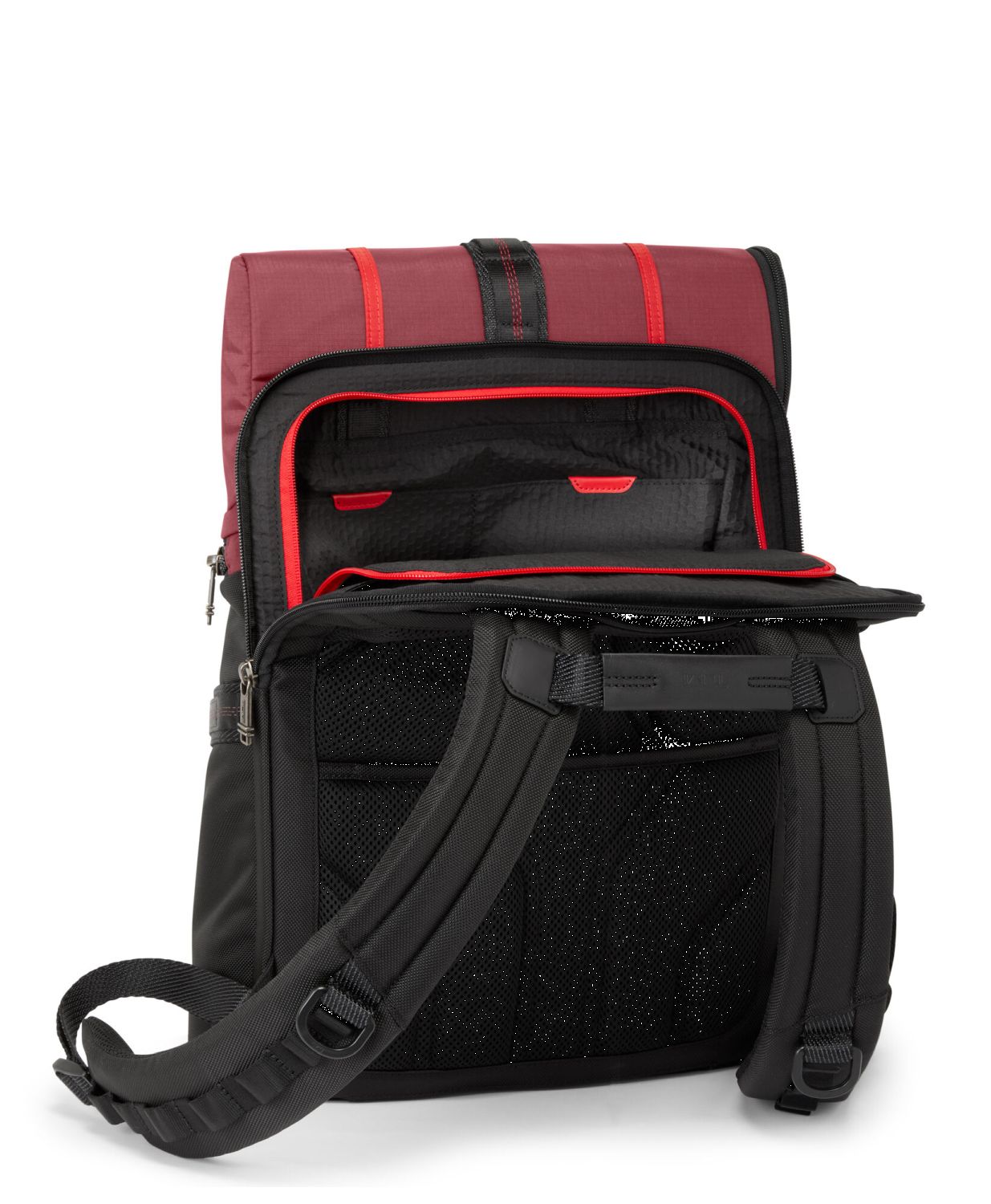 Tumi Alpha Bravo Logistics Rucksack mit Klappdeckel Desert Red