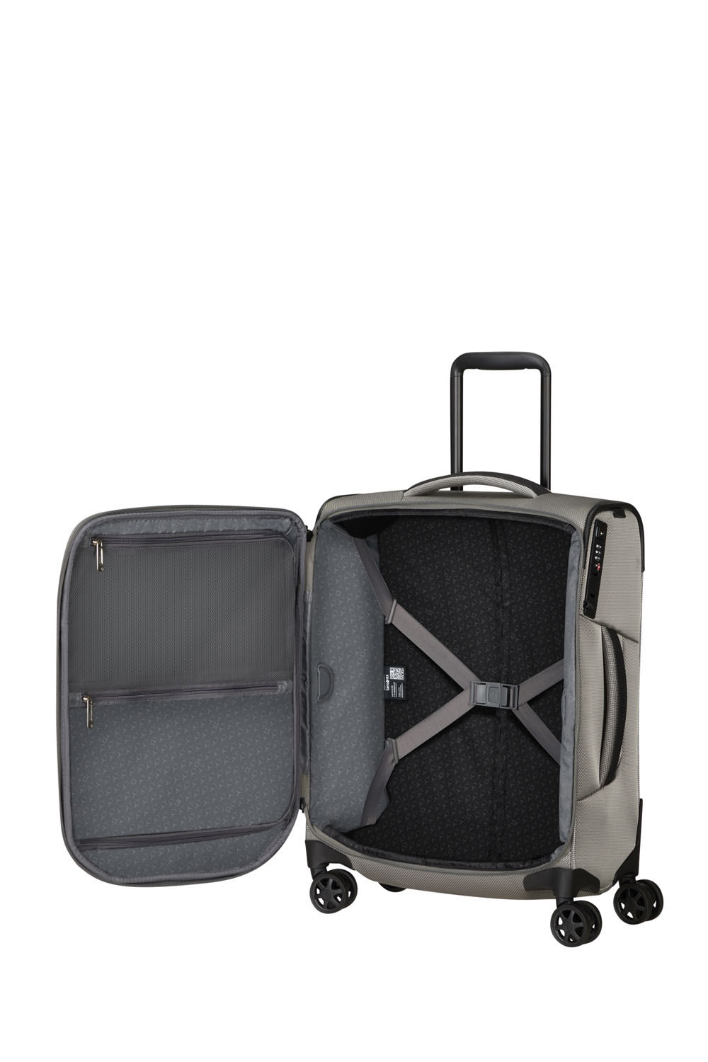 Samsonite Respark Trolley mit 4 Rollen 55cm Strict + GRATIS HOTELGUTSCHEIN Sand Storm Samsonite Respark Trolley mit 4 Rollen 55cm Strict + GRATIS HOTELGUTSCHEIN Sand Storm