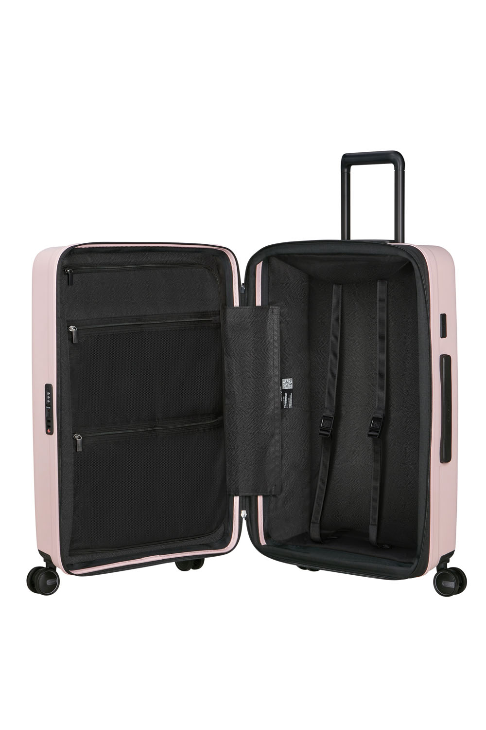 Samsonite Restackd Trolley mit 4 Rollen erweiterbar 68cm + GRATIS HOTELGUTSCHEIN Rose Samsonite Restackd Trolley mit 4 Rollen erweiterbar 68cm + GRATIS HOTELGUTSCHEIN Rose