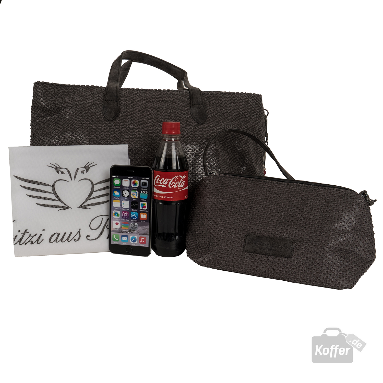 Fritzi aus Preußen Scaly Andrina Shopper black Fritzi aus Preußen Scaly Andrina Shopper black