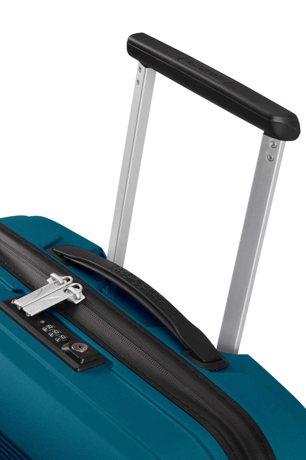 American Tourister Airconic Handgepäck Trolley 55cm mit 4 Rollen + GRATIS HOTELGUTSCHEIN Deep Ocean
