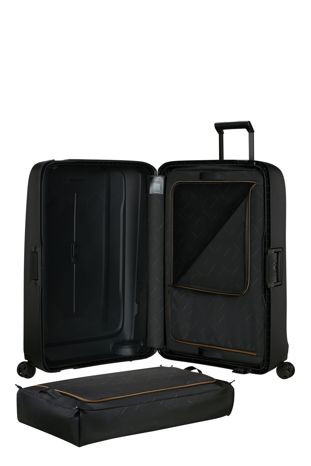 Samsonite Essens Trolley mit 4 Rollen 81cm + GRATIS HOTELGUTSCHEIN Graphit