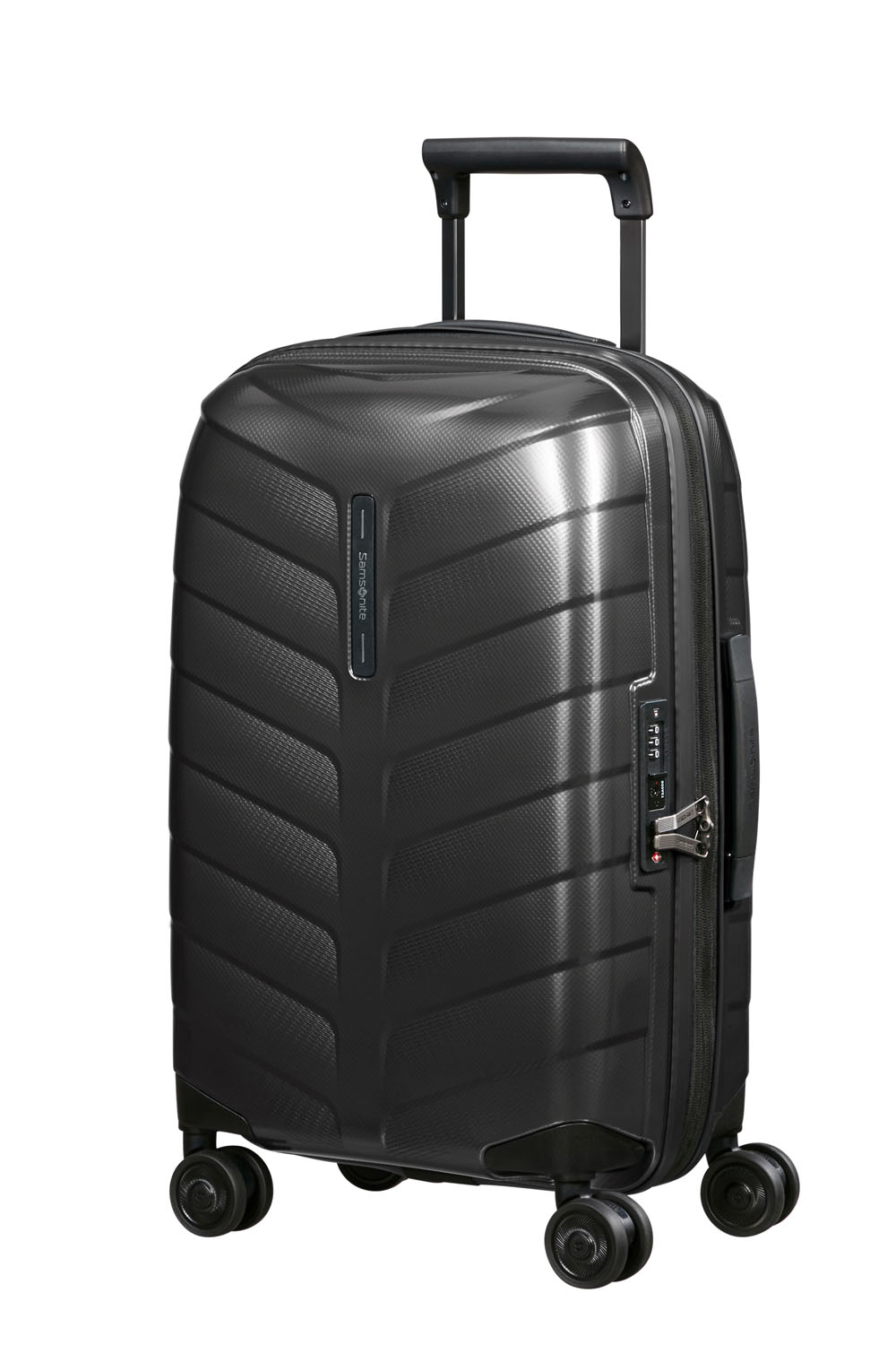 Samsonite Attrix Trolley mit 4 Rollen erweiterbar 55cm (23/26cm) Anthrazit