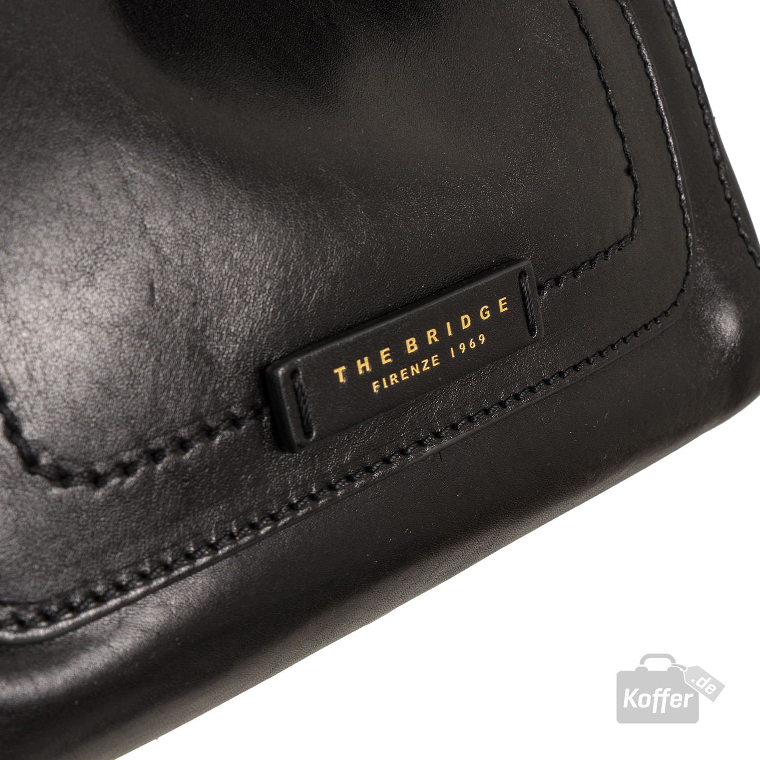 The Bridge Santacroce Rucksack nero/gold