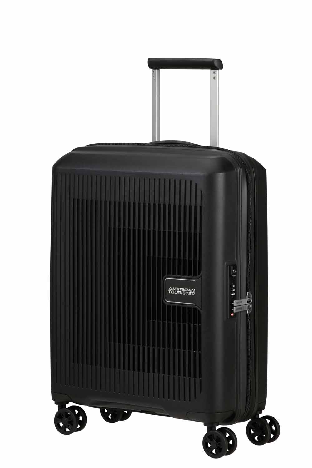 American Tourister AeroStep Handgepäck 55cm erweiterbar Schwarz American Tourister AeroStep Handgepäck 55cm erweiterbar Schwarz