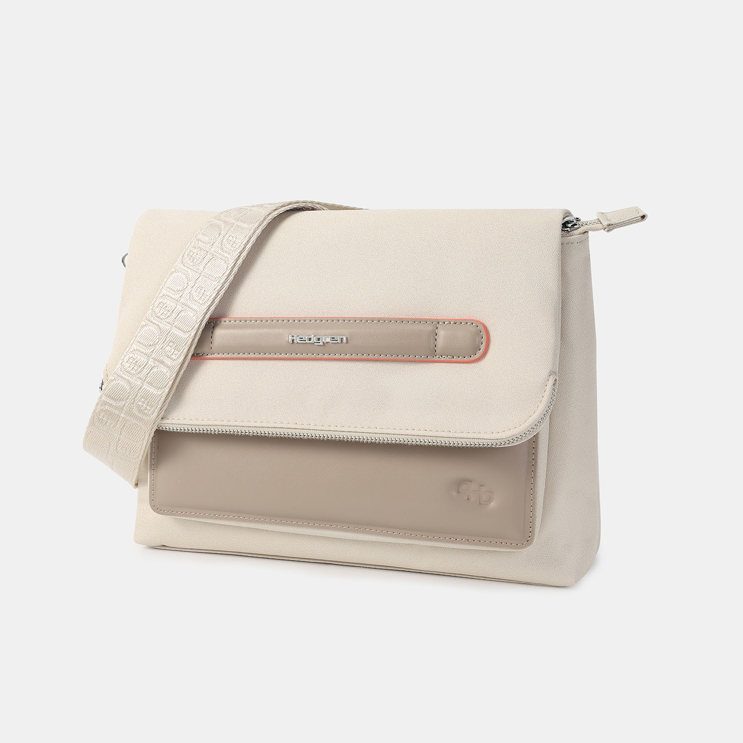 Hedgren Fika FRAPPE Handbag Flap + RFID Birch