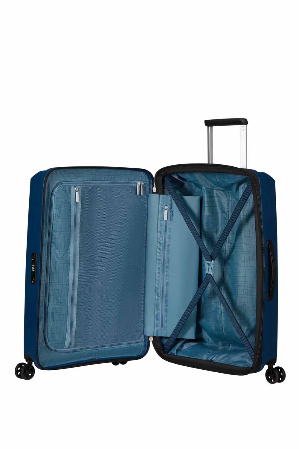 American Tourister AeroStep 67cm Check-in Größe M, erweiterbar Navy Blue