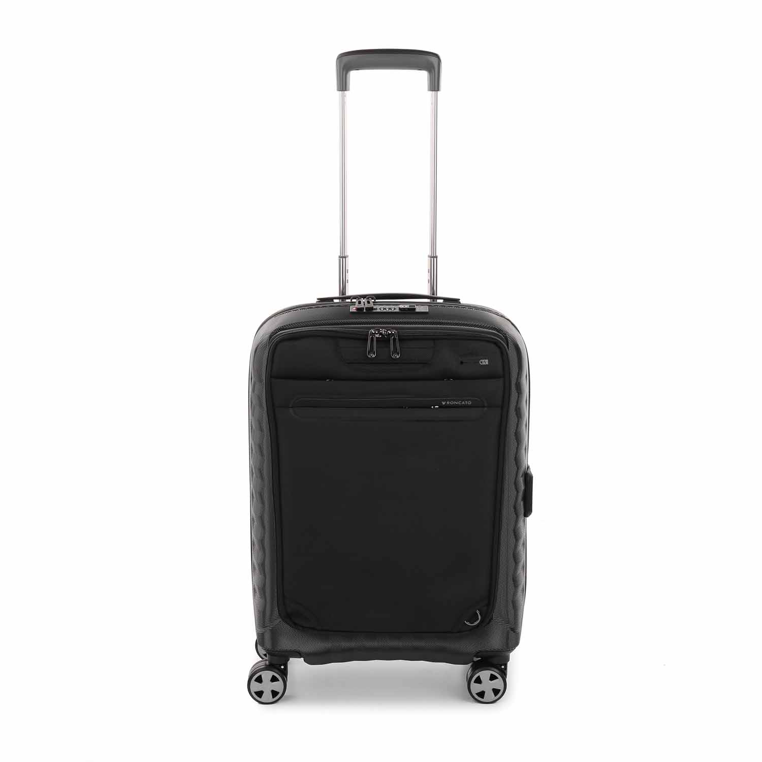 Roncato Double Premium Carry-on 4-Rollen erweiterbar Black Roncato Double Premium Carry-on 4-Rollen erweiterbar Black