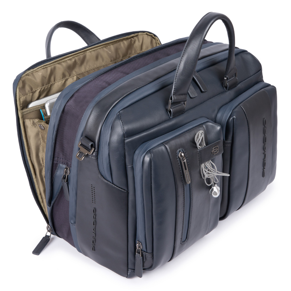 Piquadro Urban Kurzgrifflaptoptasche mit iPad-Fach und zwei Fächern schwarz Piquadro Urban Kurzgrifflaptoptasche mit iPad-Fach und zwei Fächern schwarz