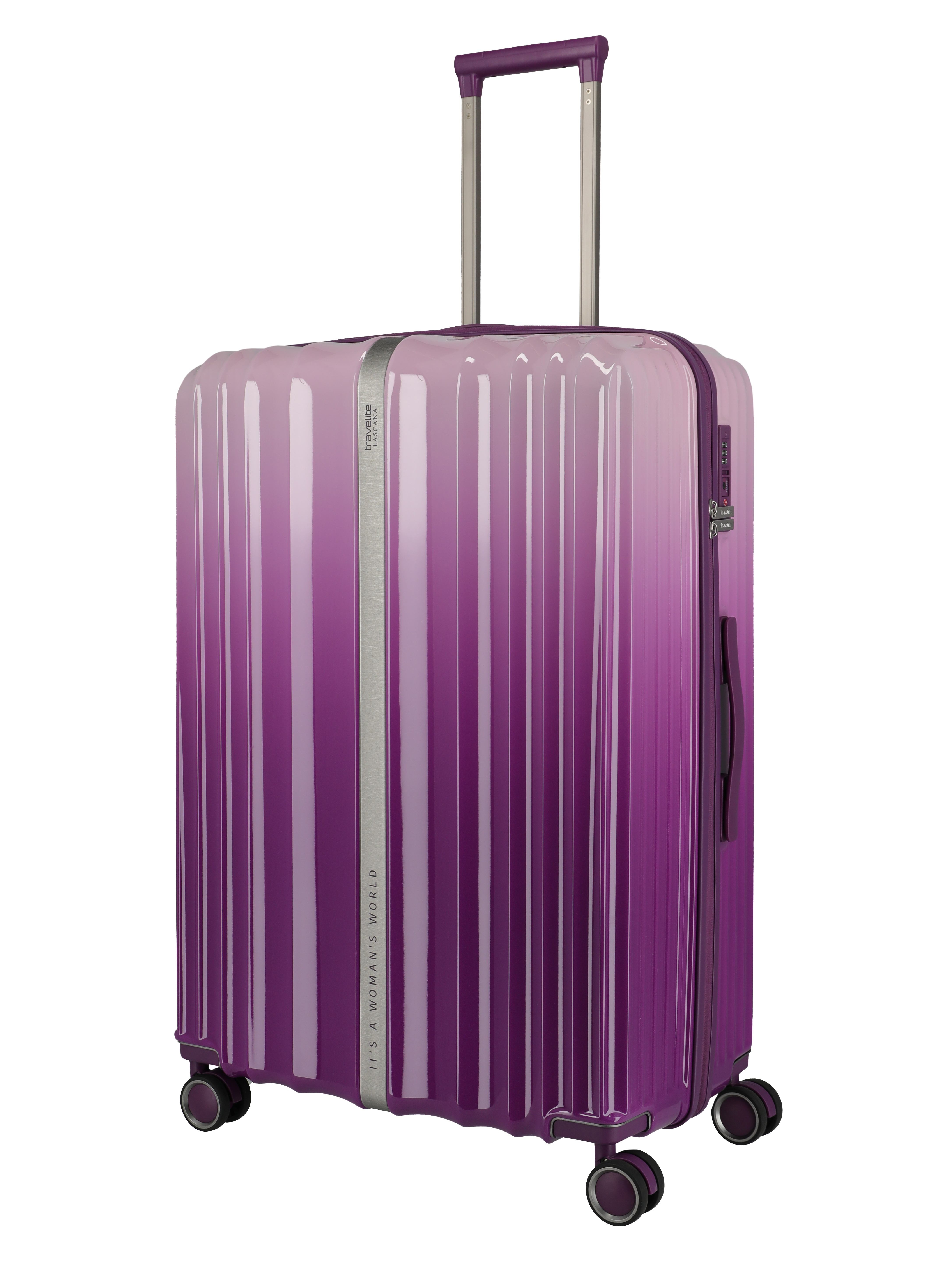 Travelite Lascana Edition 4w Trolley L Purple Degrade
