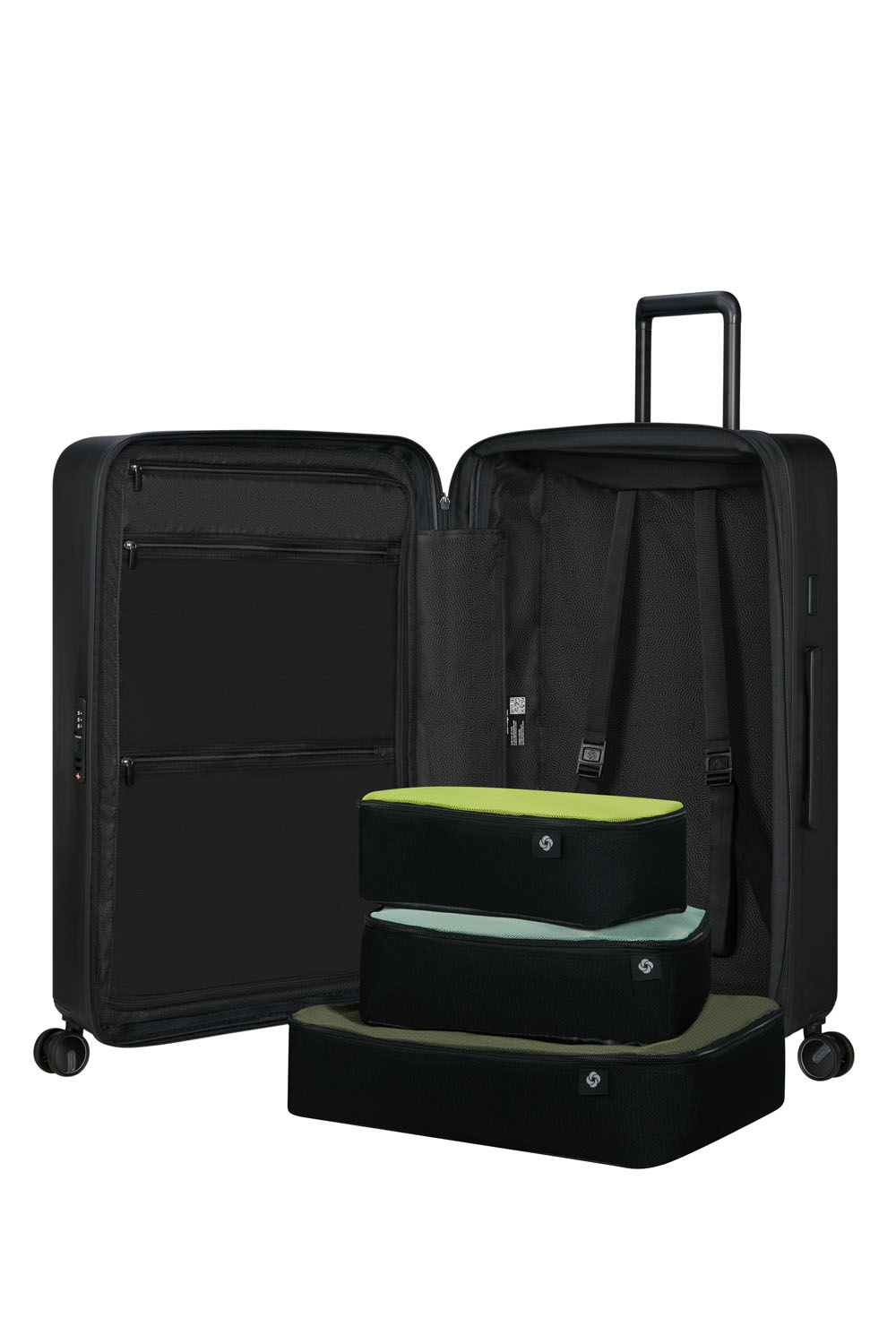 Samsonite Restackd Trolley mit 4 Rollen erweiterbar 75cm + GRATIS HOTELGUTSCHEIN Schwarz Samsonite Restackd Trolley mit 4 Rollen erweiterbar 75cm + GRATIS HOTELGUTSCHEIN Schwarz