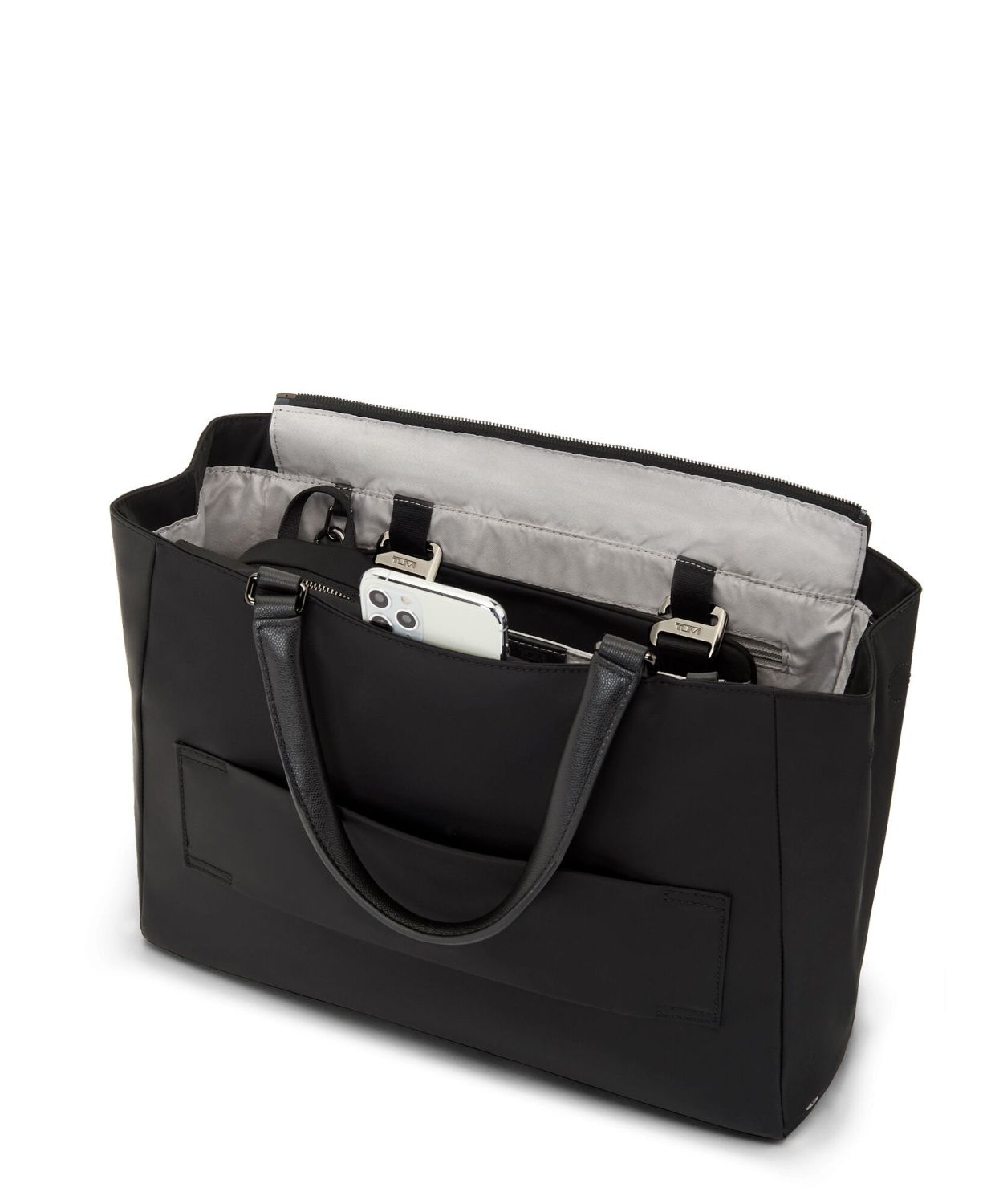 Tumi Voyageur Valetta Tragetasche (medium) Schwarz/Gunmetal Tumi Voyageur Valetta Tragetasche (medium) Schwarz/Gunmetal