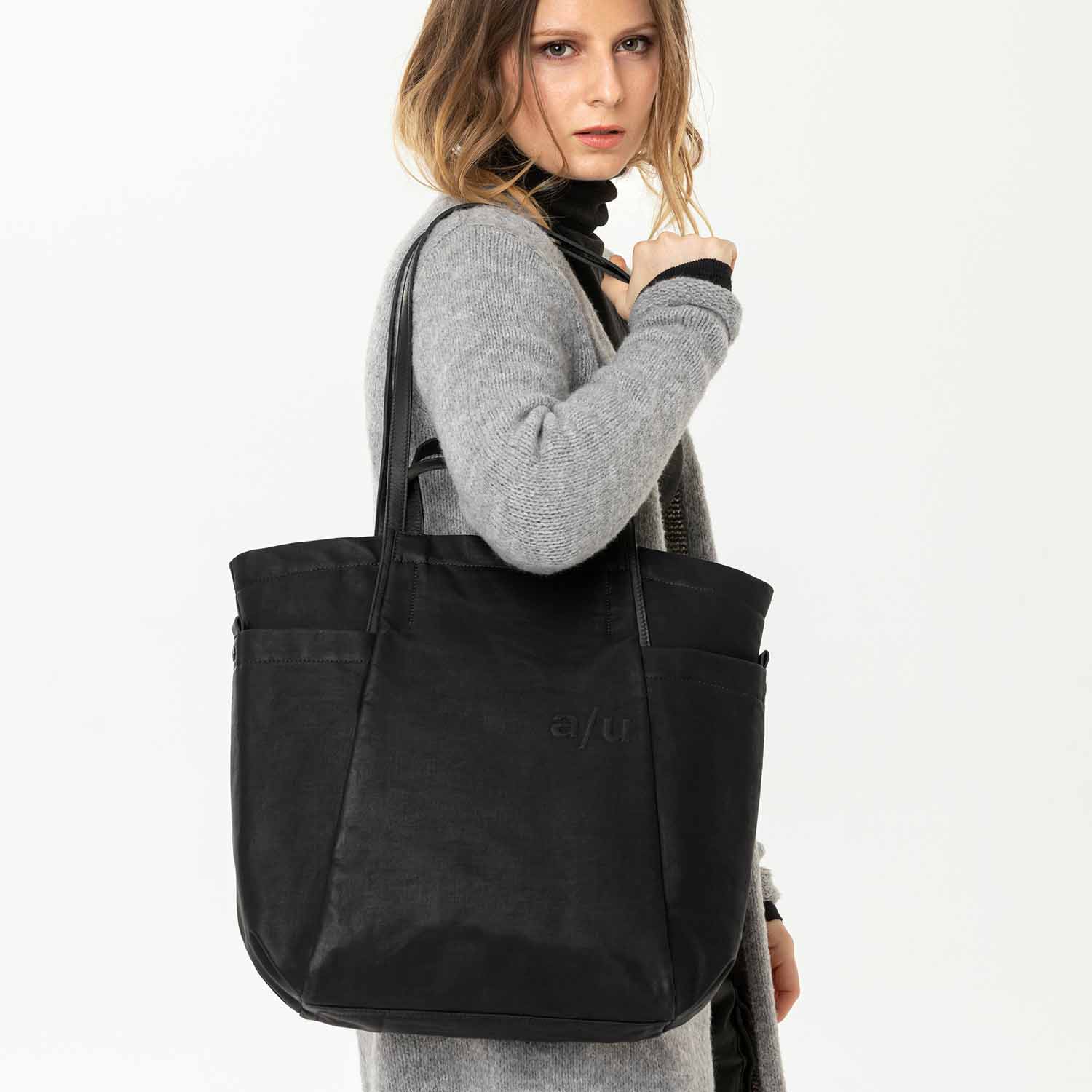 aunts & uncles Japan Takamatsu Shopper mit 13" Notebookfach black aunts & uncles Japan Takamatsu Shopper mit 13" Notebookfach black