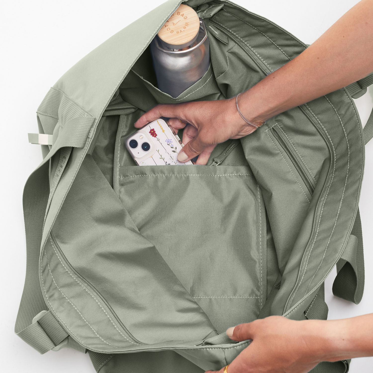 GOT BAG Shopper Tote Bag Large, Monochrome bass GOT BAG Shopper Tote Bag Large, Monochrome bass