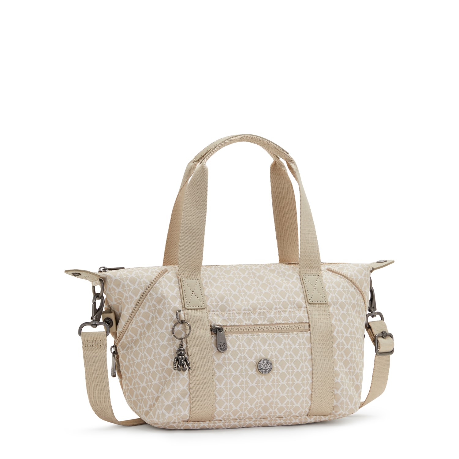 Kipling Art Mini Handtasche Signature Beige Kipling Art Mini Handtasche Signature Beige