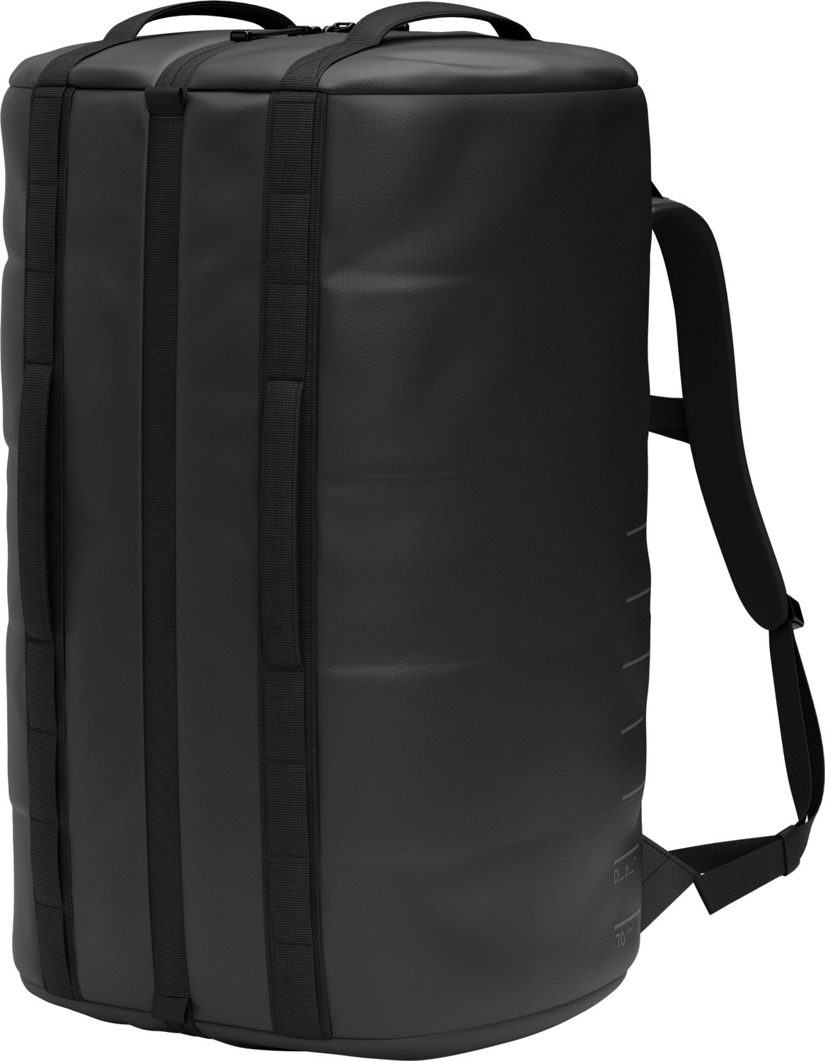 D_b_ Roamer Pro Split Duffel / Backpack 70L Black Out