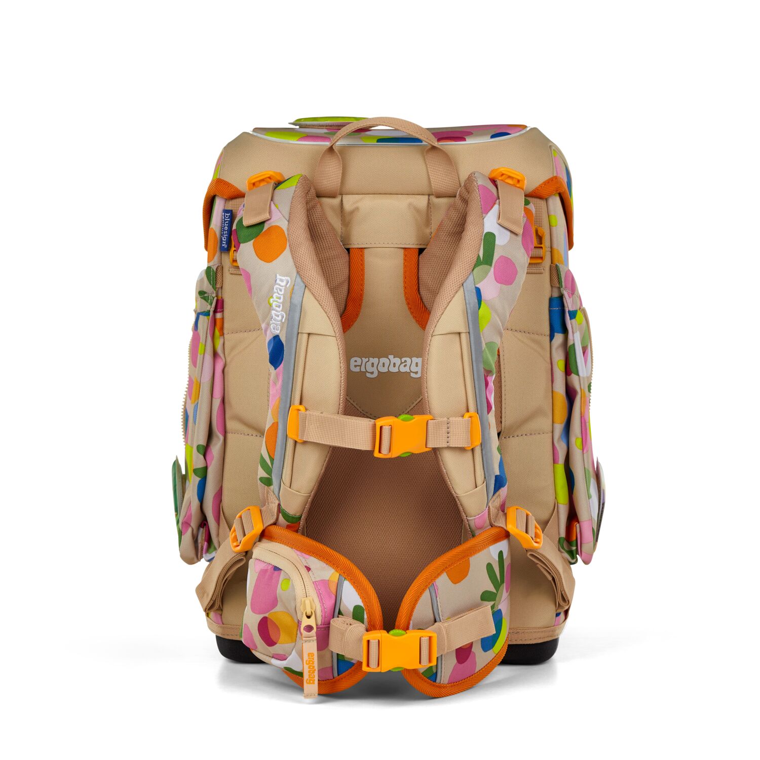 ergobag cubo ECO HERO 5-teiliges Schulrucksack-Set 2025 Flower PowBär
