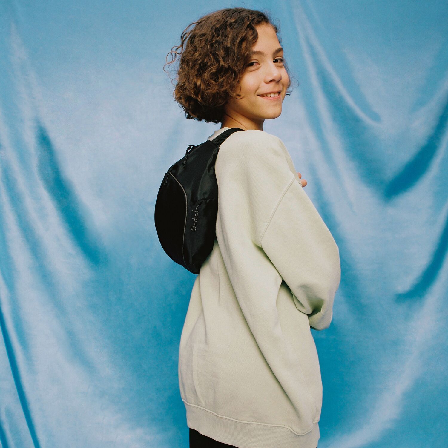 satch Freizeit Cross Hip Bag Ripstop Black