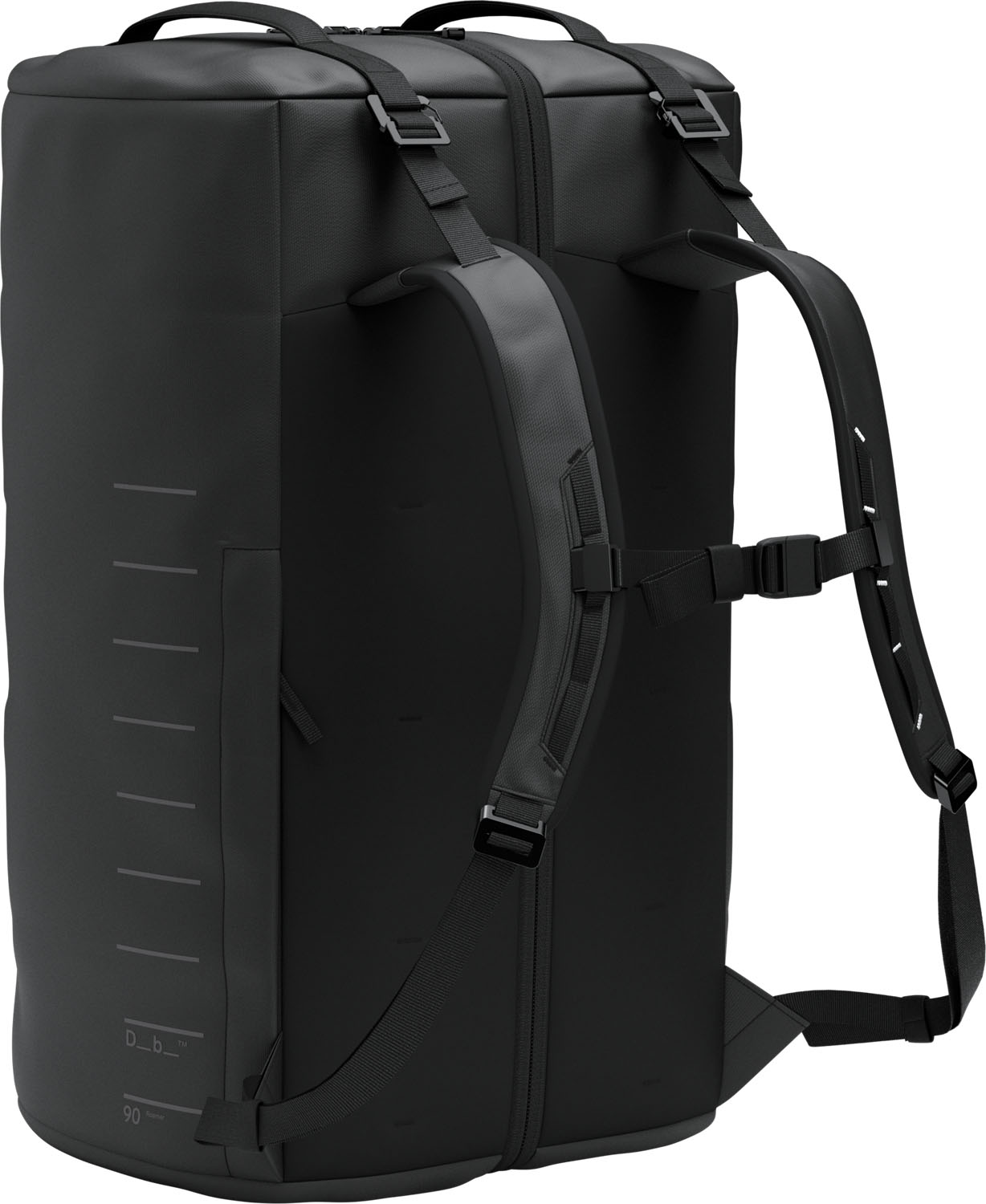 D_b_ Roamer Pro Split Duffel / Backpack 90L Black Out