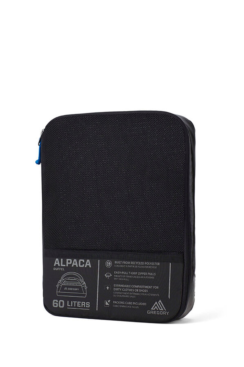 Gregory ALPACA 60 Liter Reisetasche Obsidian Black Gregory ALPACA 60 Liter Reisetasche Obsidian Black