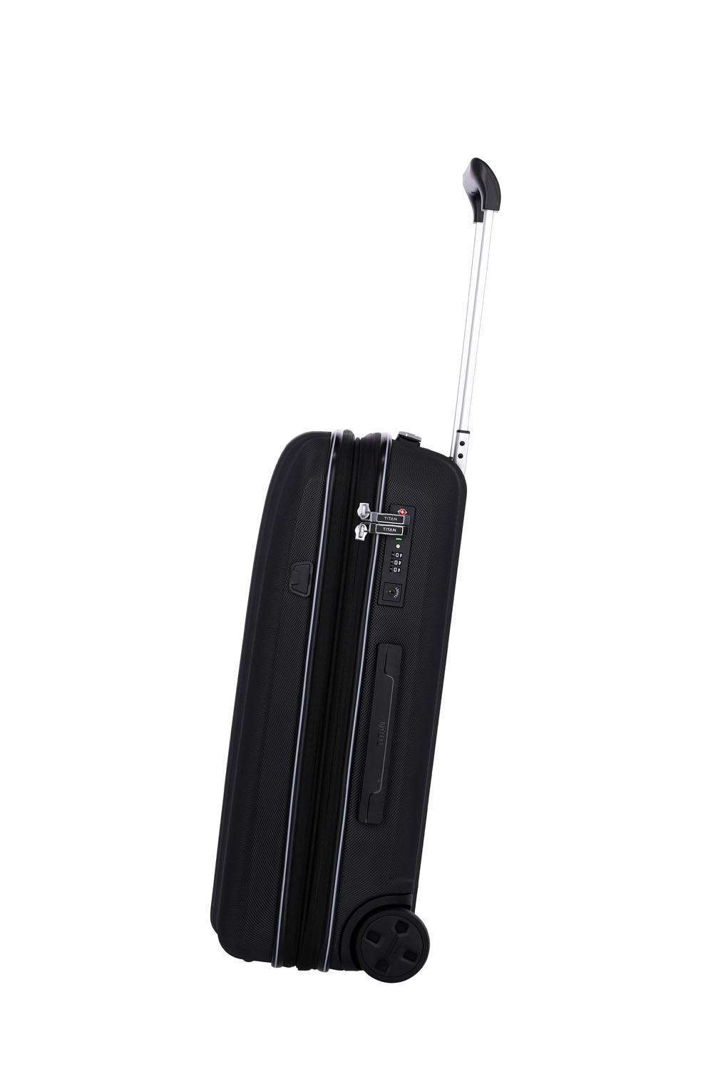 Xenon Trolley S 2 Rollen mit USB, erweiterbar Black