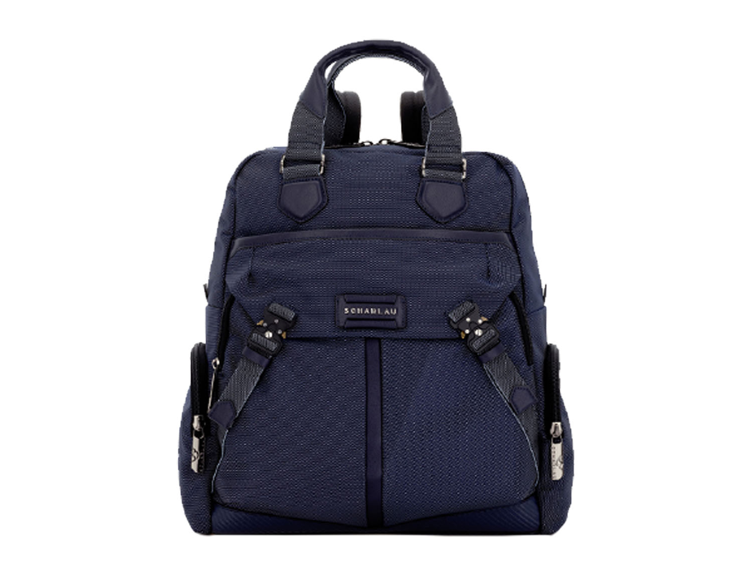 SCHARLAU First Class SPACE Shuttel Tote / Backpack mit 15,6 Zolll Navy Blue