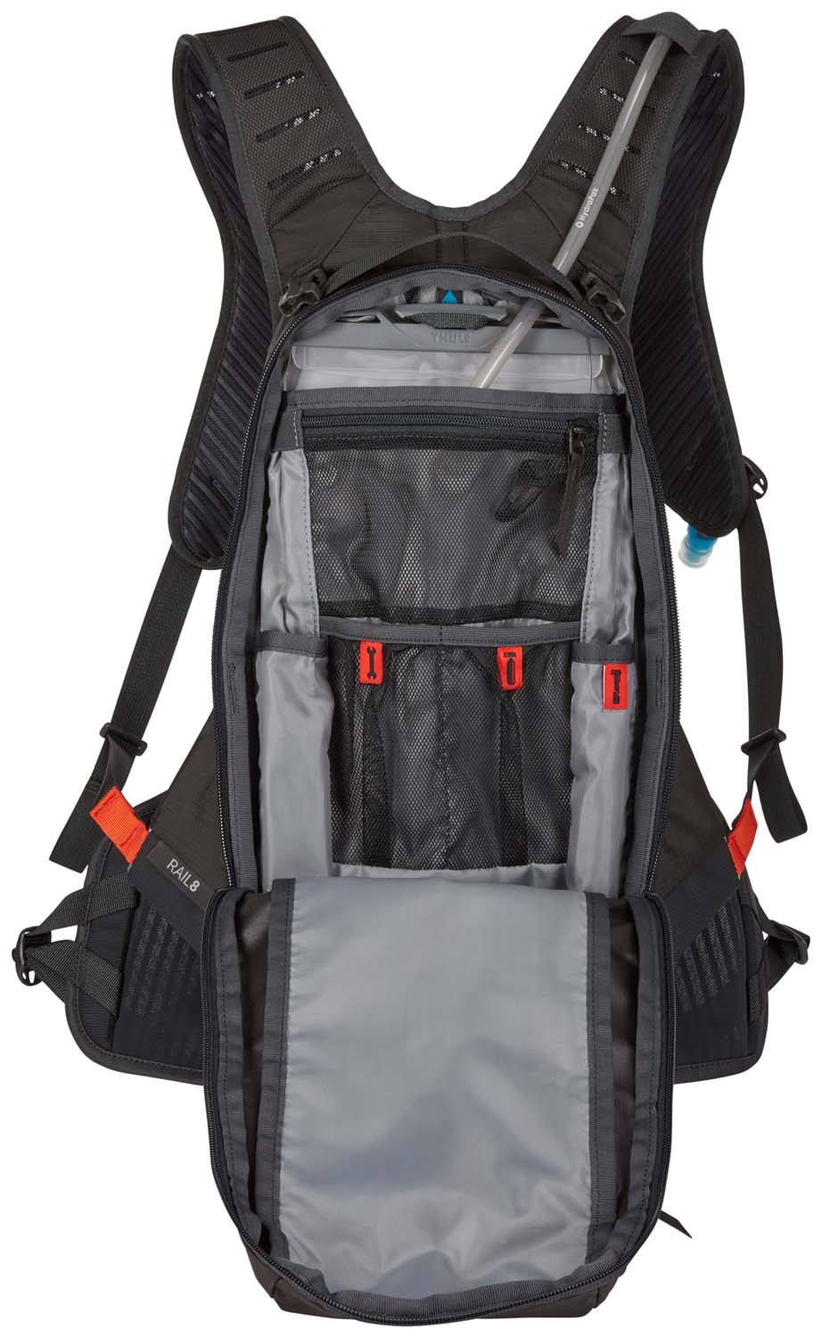 THULE Rail 8L Trinkblasenrucksack Obsidian