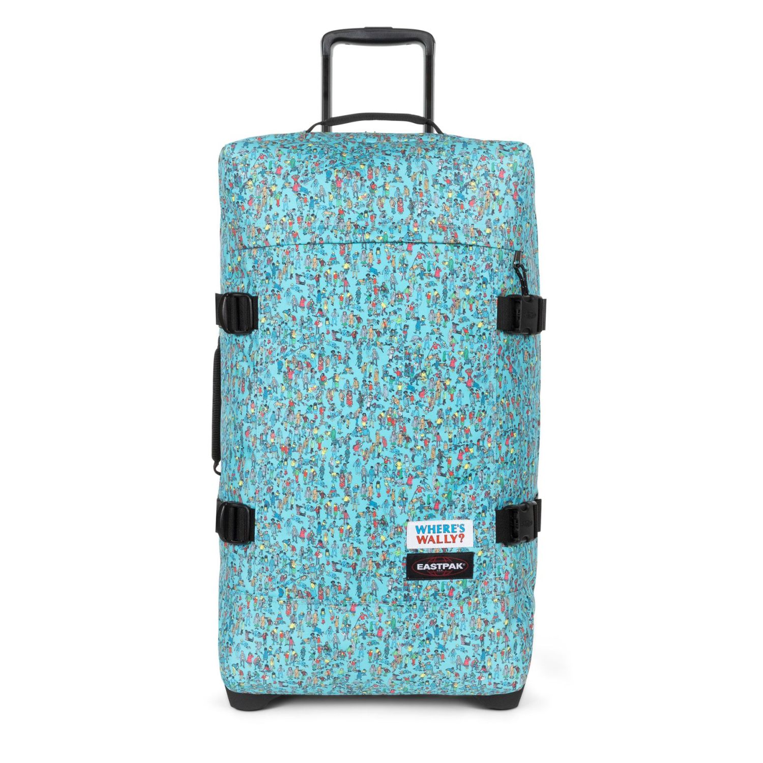 Eastpak Tranverz L Trolley 2 Rollen SPECIAL EDITION Where's Wally Pattern Blue