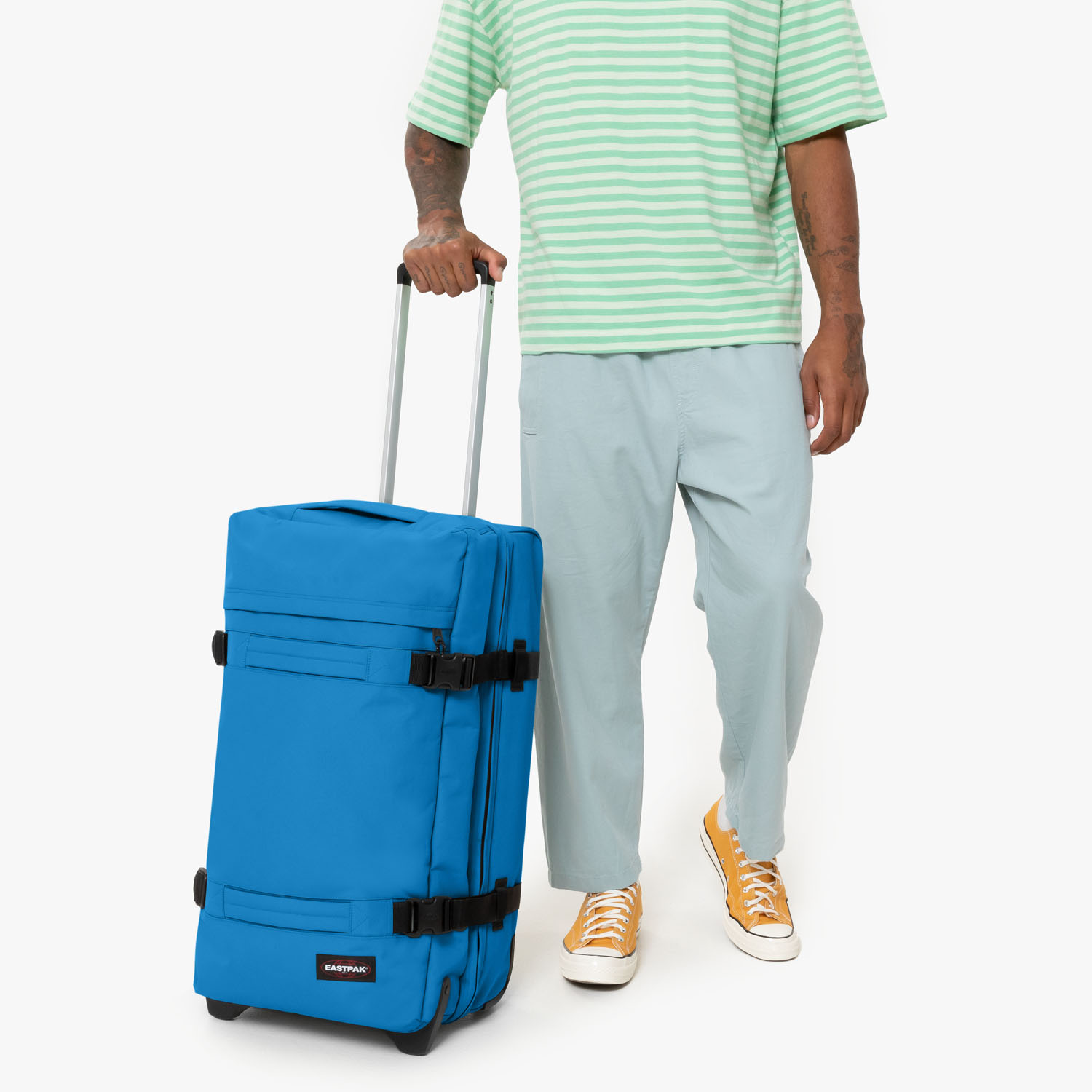 Eastpak Transit'R Reisetrolley M mit 2 Rollen 2024 Azure Blue Eastpak Transit'R Reisetrolley M mit 2 Rollen 2024 Azure Blue