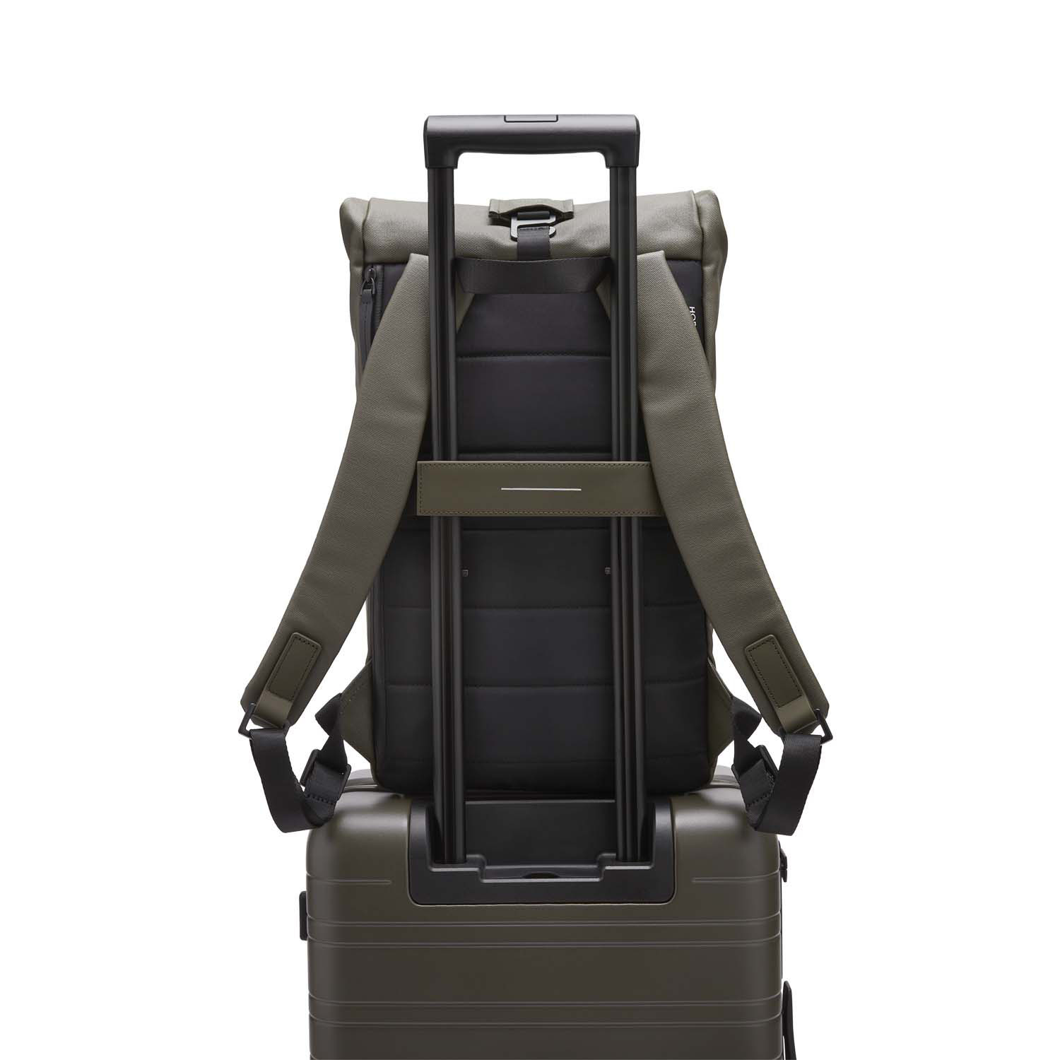 Horizn Studios SoFo Rolltop Backpack erweiterbar Dark Olive Horizn Studios SoFo Rolltop Backpack erweiterbar Dark Olive