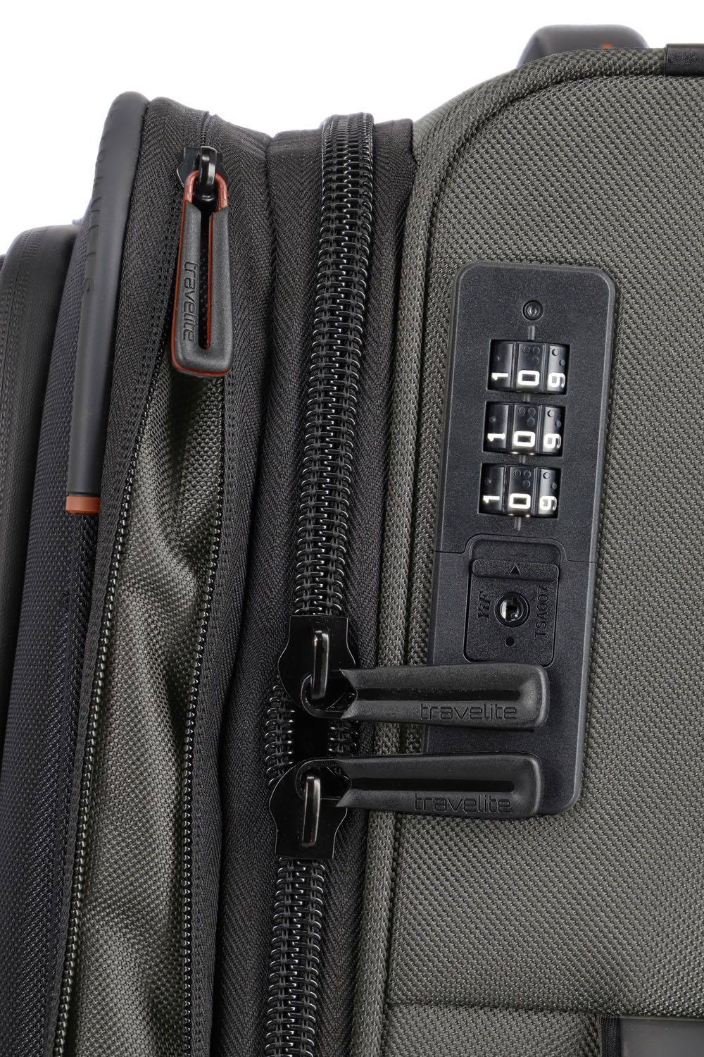 Travelite Crosslite Trolley XL 4-Rollen erweiterbar Oliv