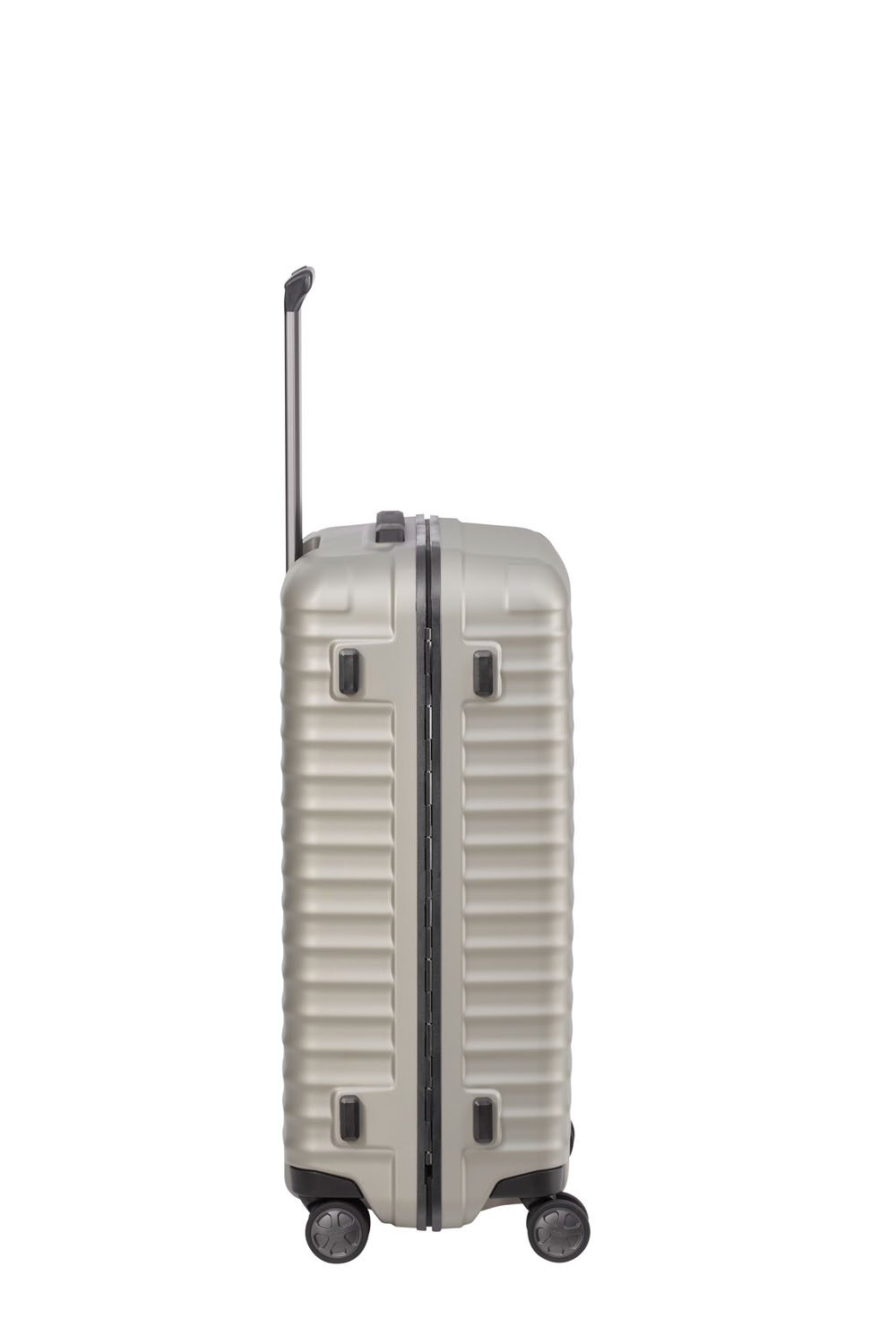 TITAN Litron Frame 4-Rollen Trolley M 69cm + Gratis Hotelgutschein Champagner