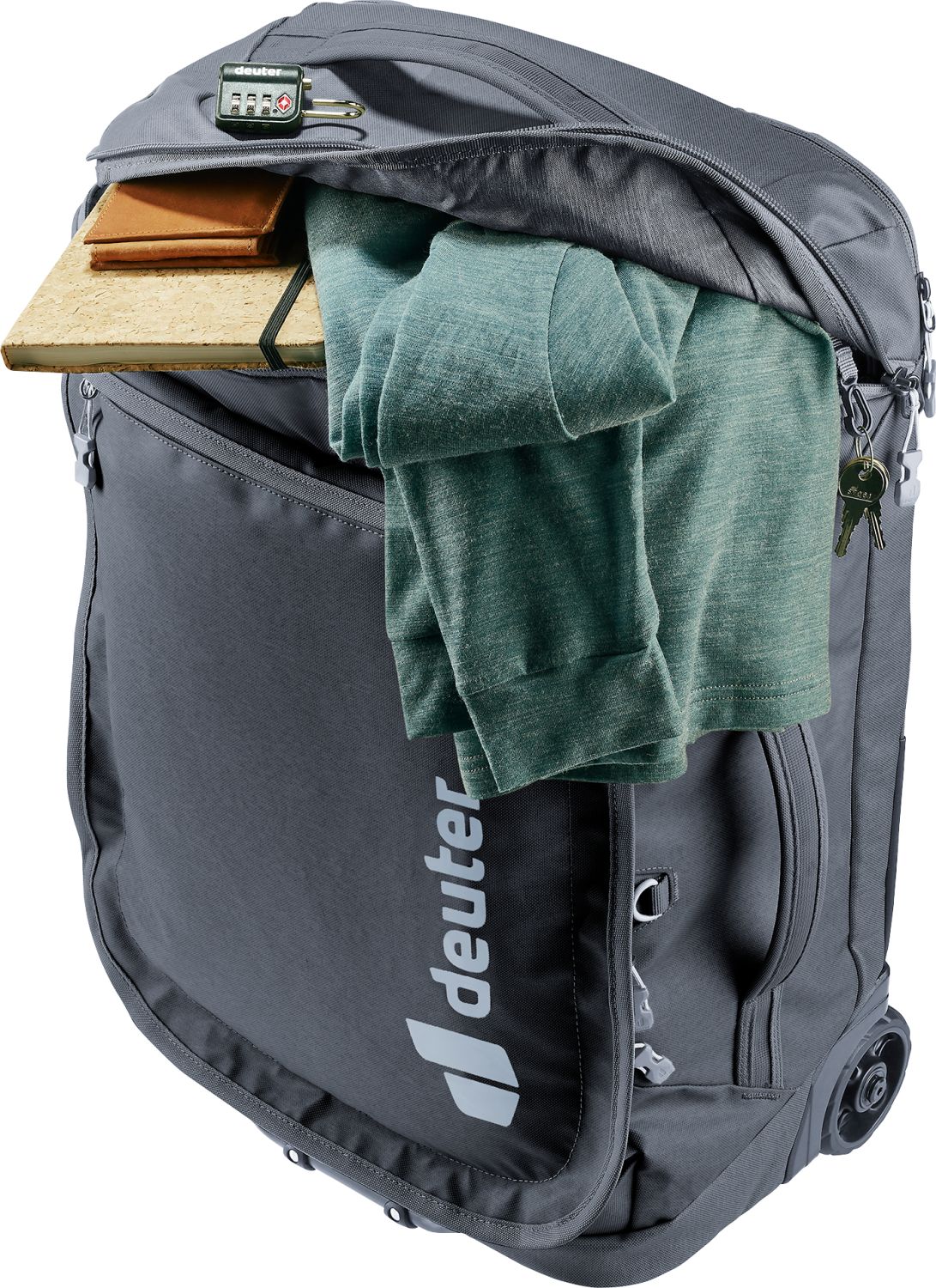 Deuter Duffel Pro Movo 36 Reisetasche auf Rollen black Deuter Duffel Pro Movo 36 Reisetasche auf Rollen black
