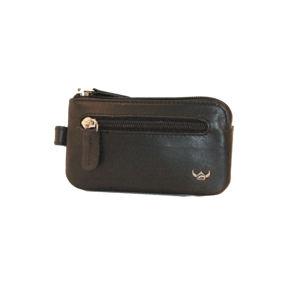 Golden Head Polo Reißverschluss-Schlüsseletui 5112-50 schwarz