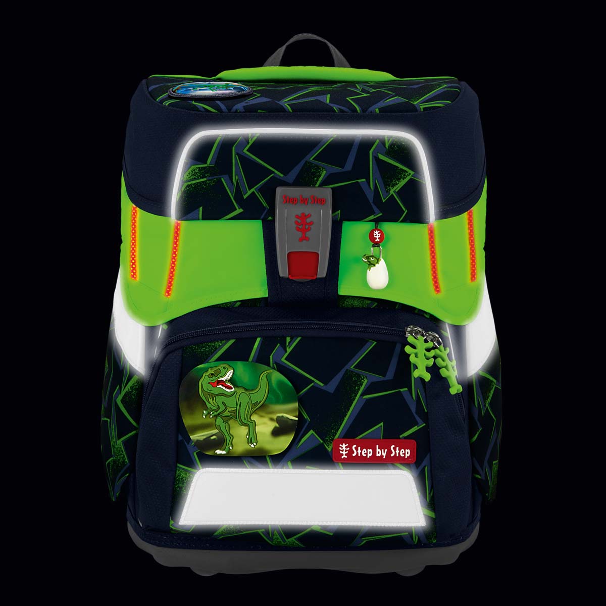 Step by Step Schulzubehör LED Neon Pull-Over grün