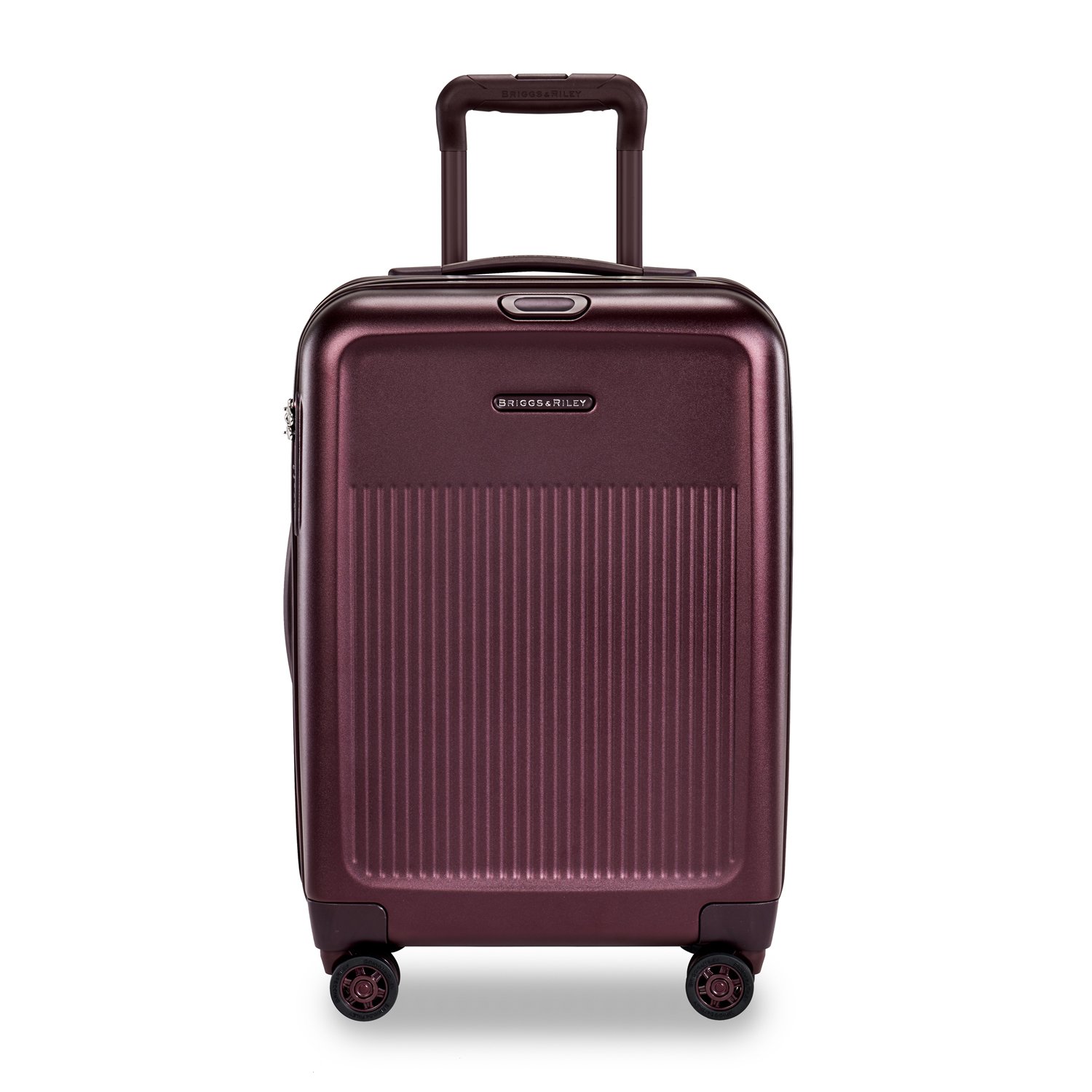 Briggs & Riley Sympatico 2.0 International Carry-On Expandable Spinner Plum