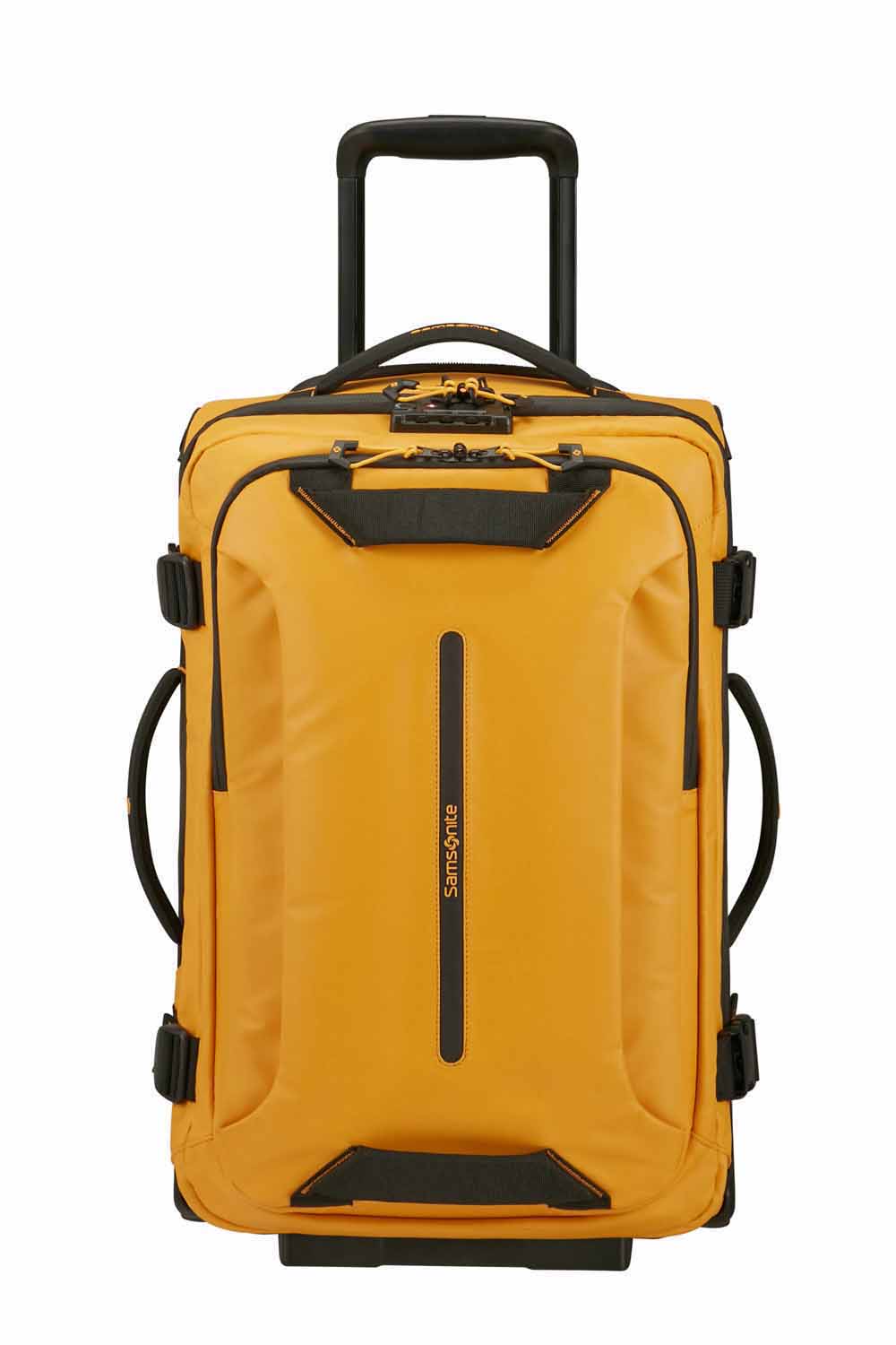 Samsonite Ecodiver Reisetasche mit Rollen & Doppelrahmen 55cm + GRATIS HOTELGUTSCHEIN Gelb Samsonite Ecodiver Reisetasche mit Rollen & Doppelrahmen 55cm + GRATIS HOTELGUTSCHEIN Gelb