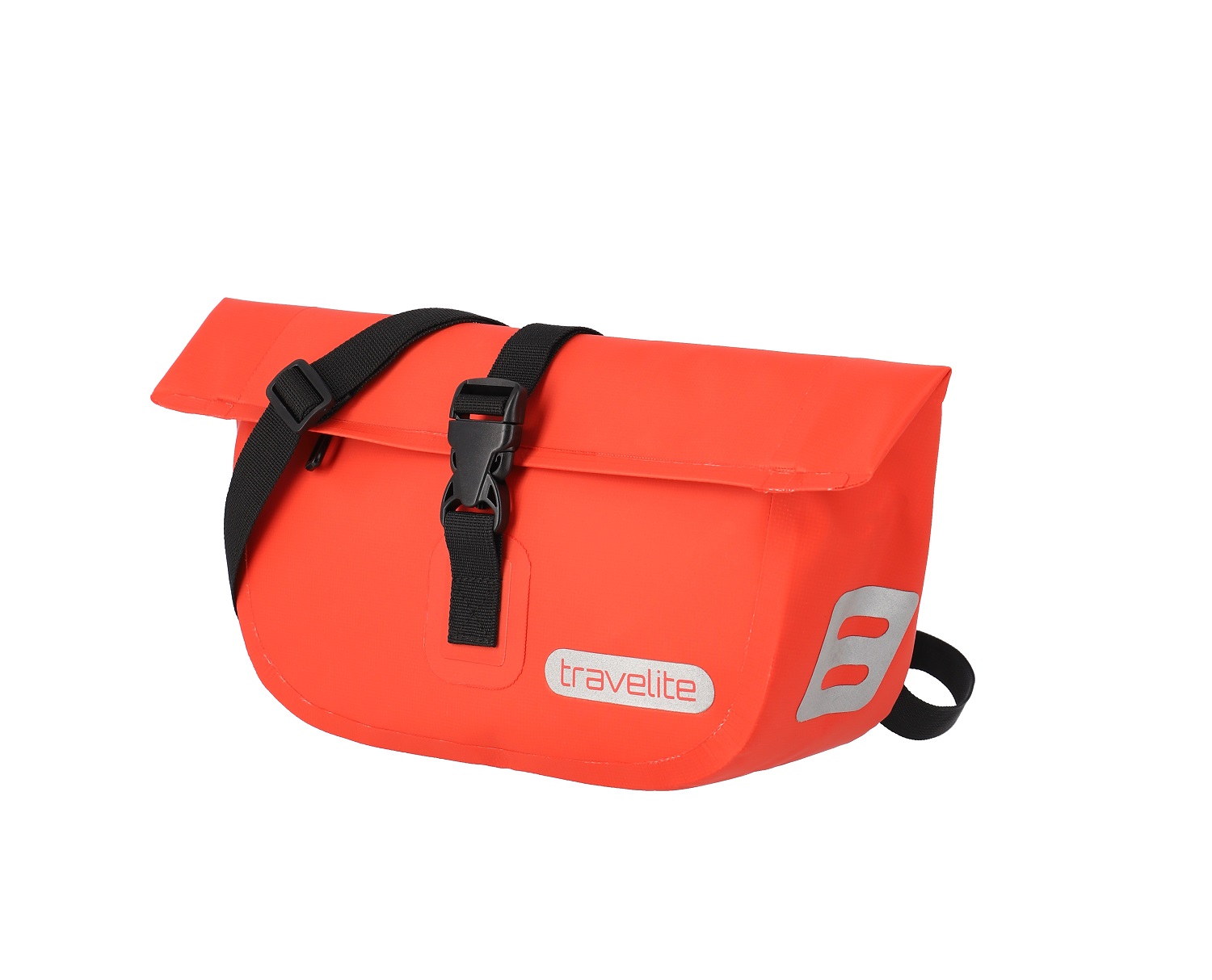 Travelite Basics Plane Lenkertasche mit Gurt zum Umhängen Rot Travelite Basics Plane Lenkertasche mit Gurt zum Umhängen Rot