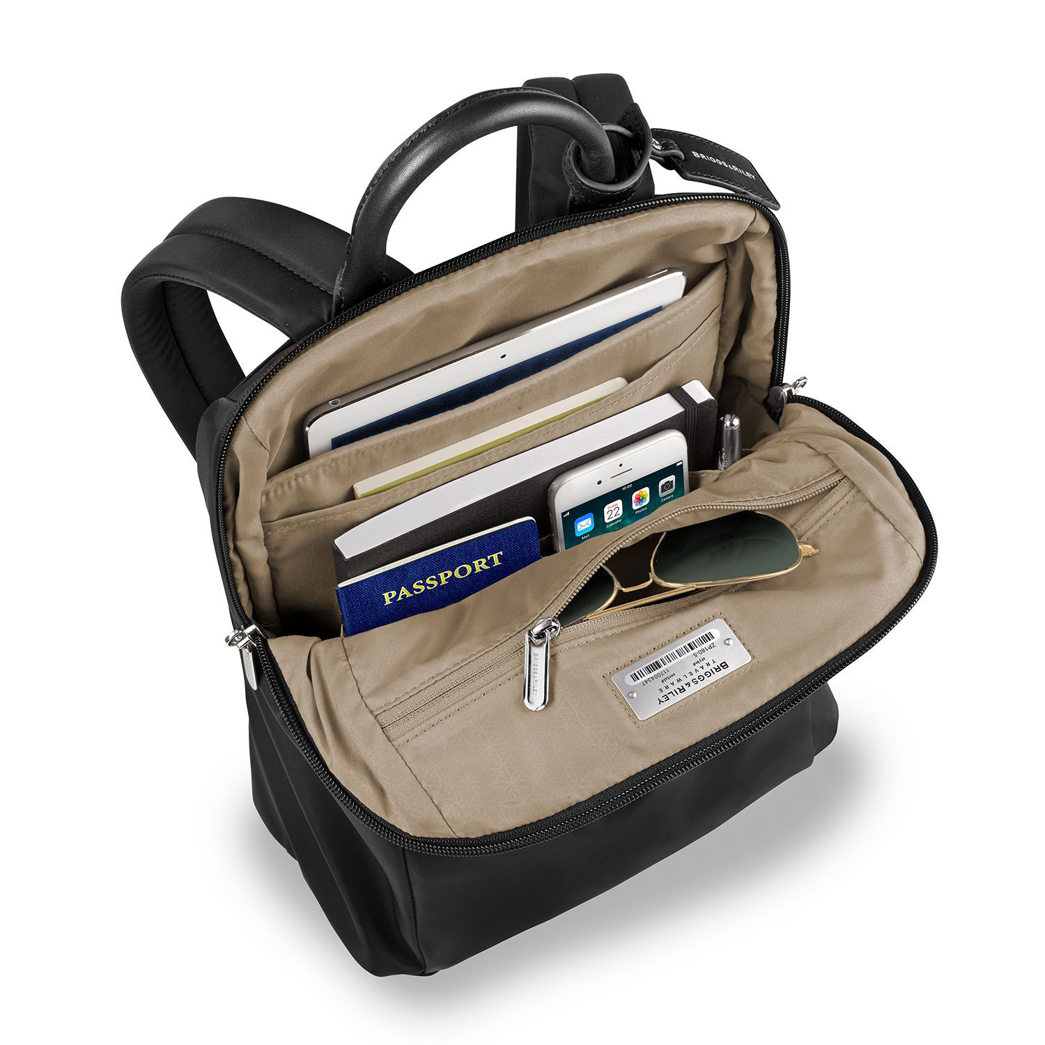 Briggs & Riley Rhapsody Slim Backpack schwarz Briggs & Riley Rhapsody Slim Backpack schwarz