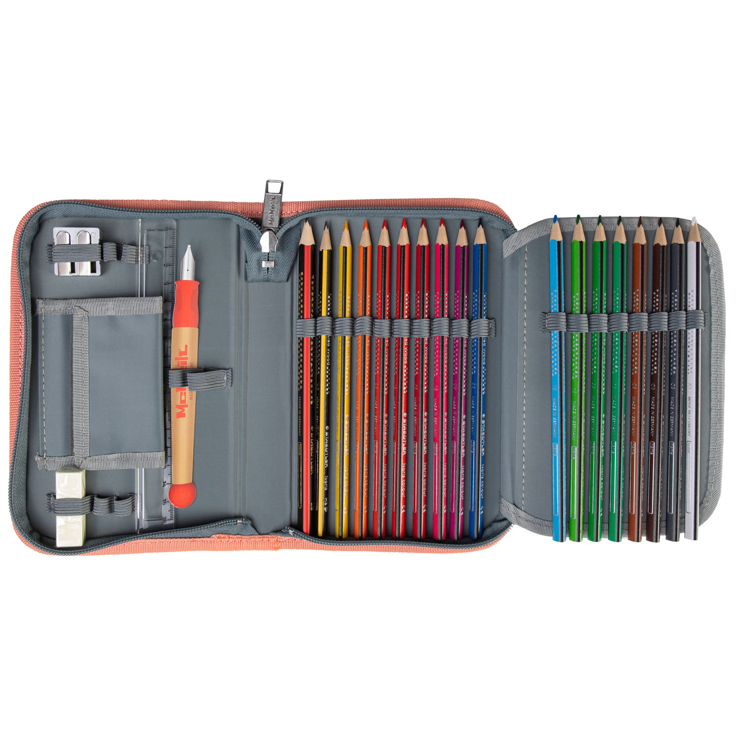 McNeill Perfecto Kollektion 2025 -Schulranzen-Set 5tlg., Gradient Strawberry