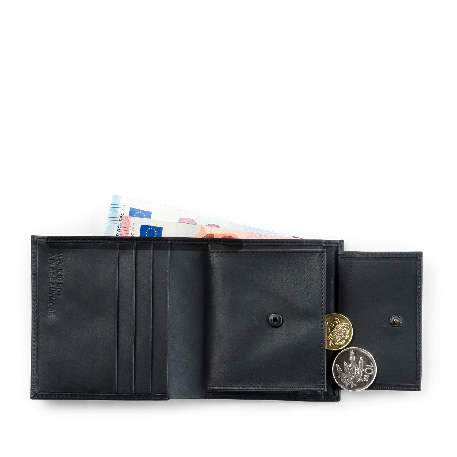 Salzen Redefined Classic Standard Wallet Total Black