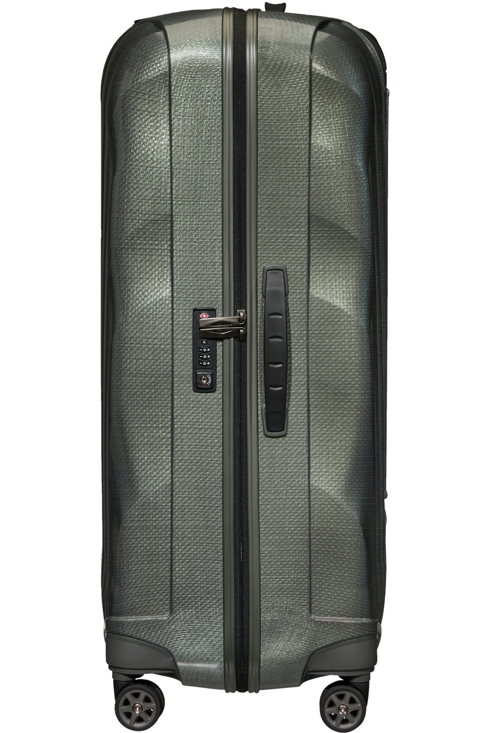 Samsonite C-Lite Trolley mit 4 Rollen 55cm + GRATIS HOTELGUTSCHEIN Metallic Green