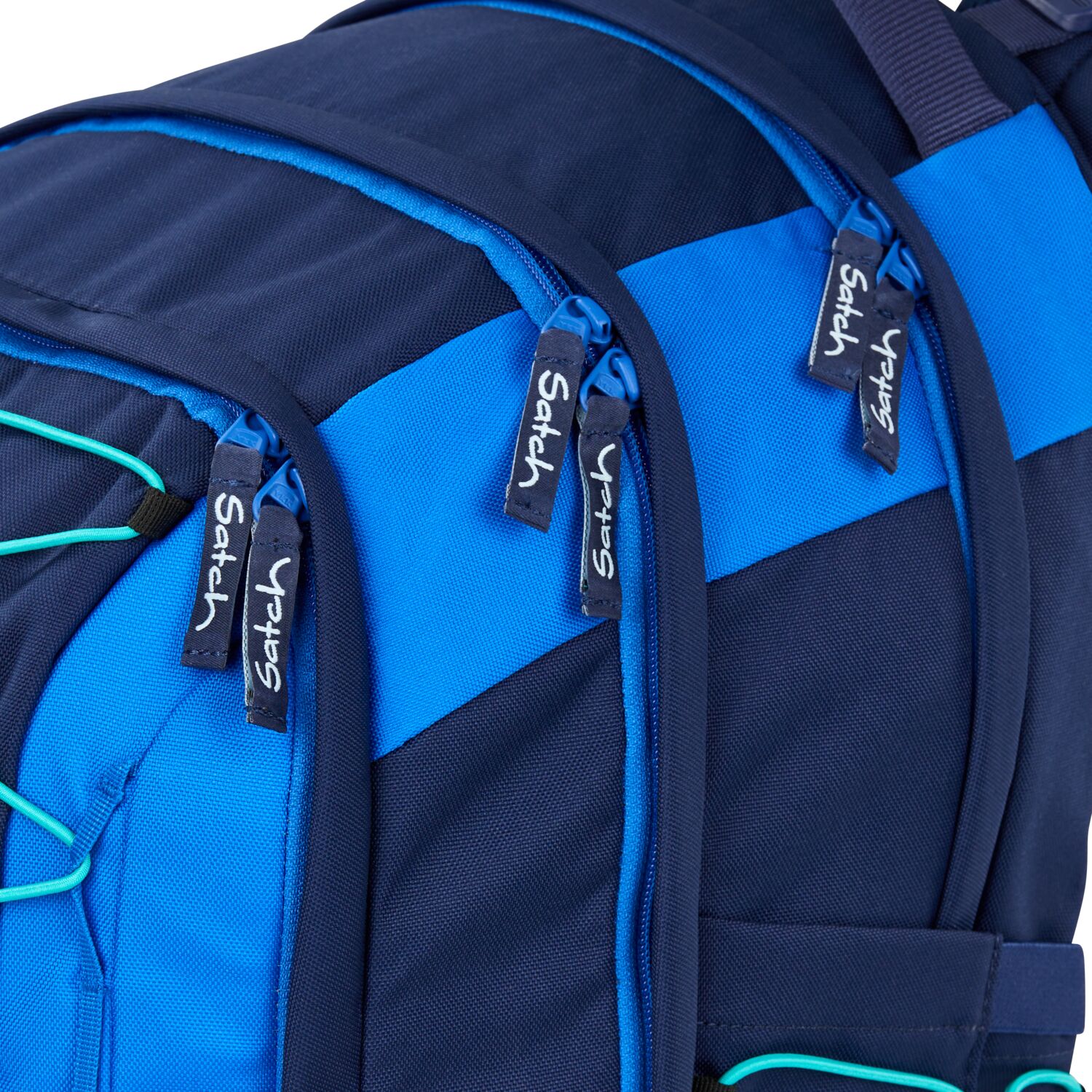 satch pack Sneaker Style Schulrucksack Crossed Blue satch pack Sneaker Style Schulrucksack Crossed Blue