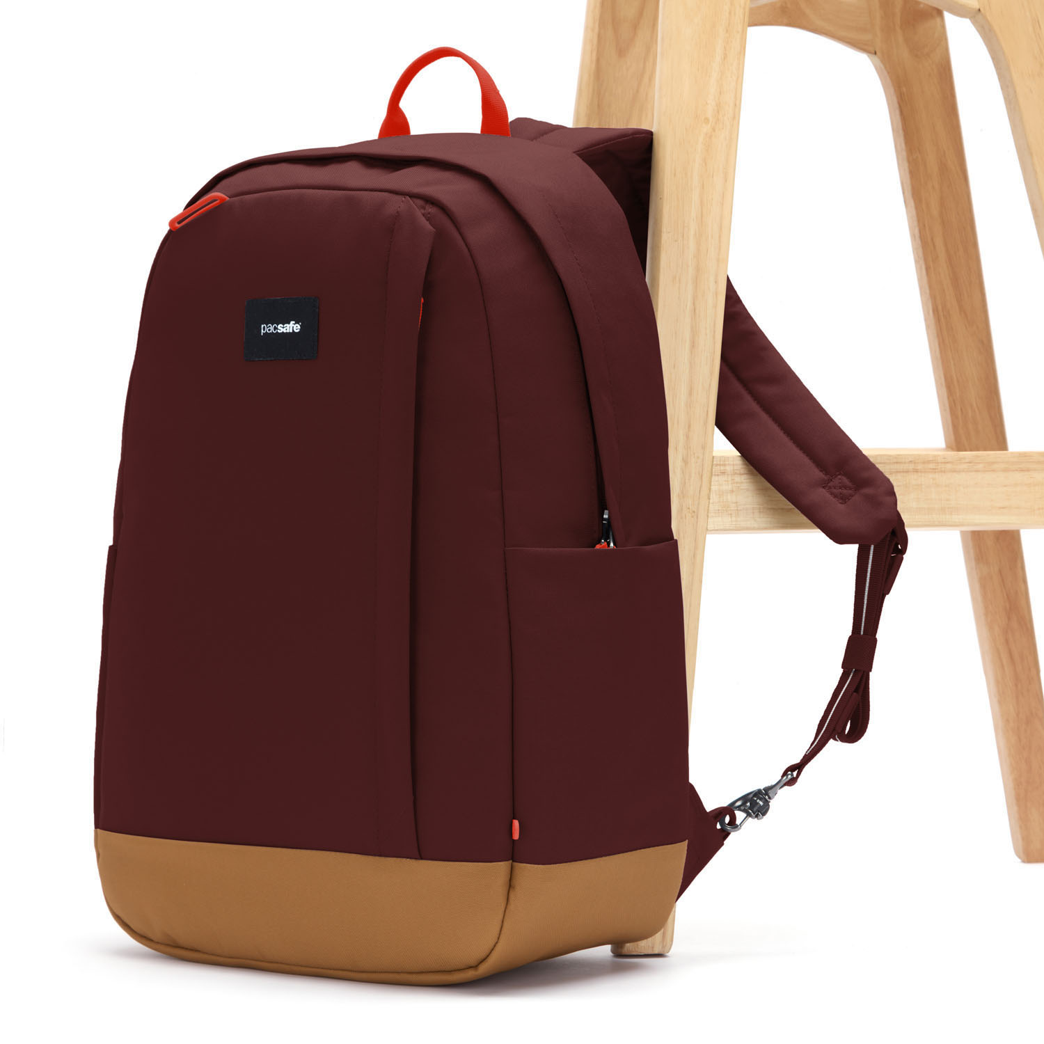 pacsafe GO 25L Anti-Theft Backpack Garnet Red