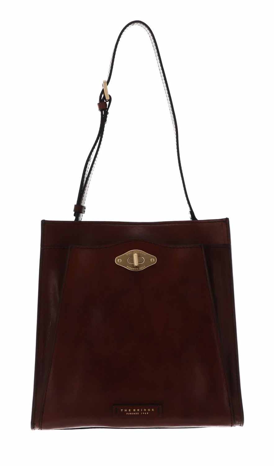 The Bridge Barbara Hobo Bag Schultertasche Braun/Gold