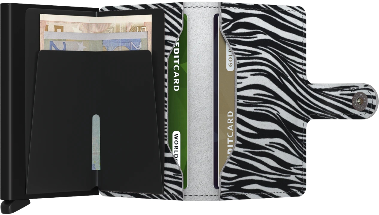 Secrid Miniwallet Zebra MZe-Light Grey Secrid Miniwallet Zebra MZe-Light Grey