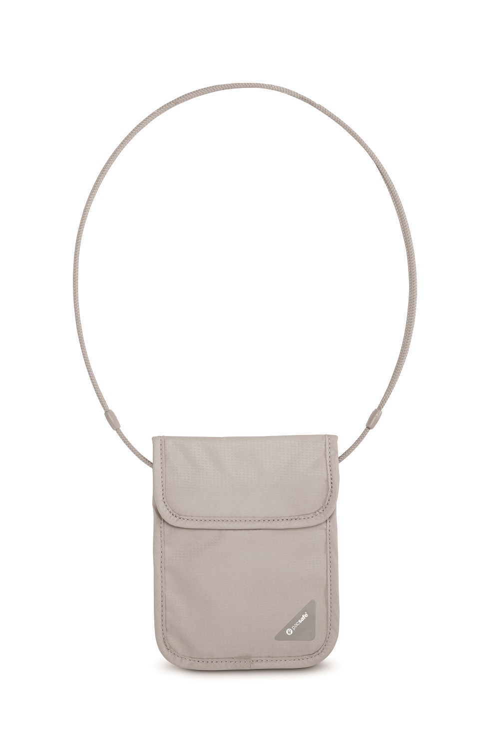 pacsafe Coversafe X75 RFID-blockierender Sicherheits-Brustbeutel Neutral Grey