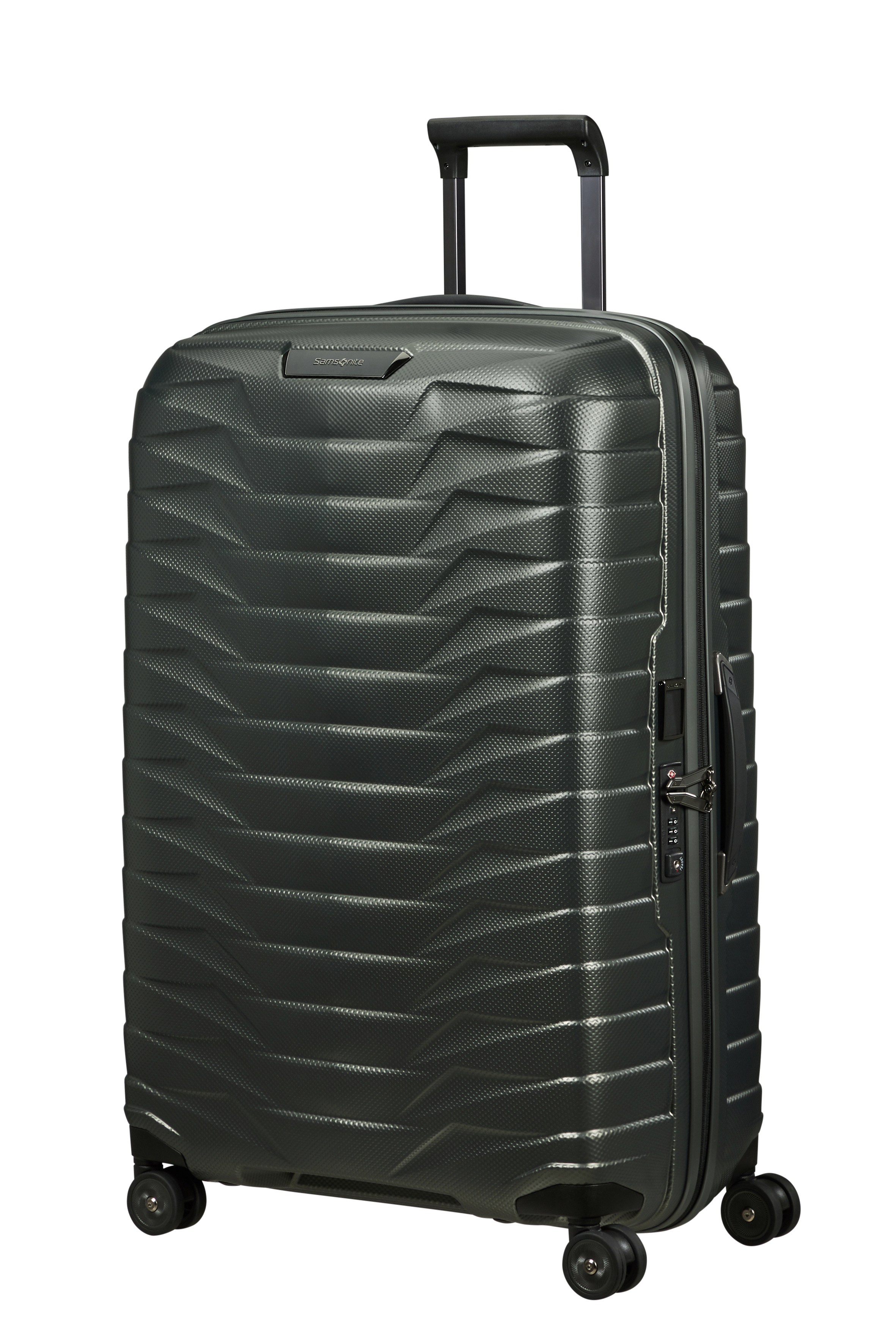 Samsonite Proxis Trolley mit 4 Rollen 75cm + GRATIS HOTELGUTSCHEIN Matt Climbing Ivy