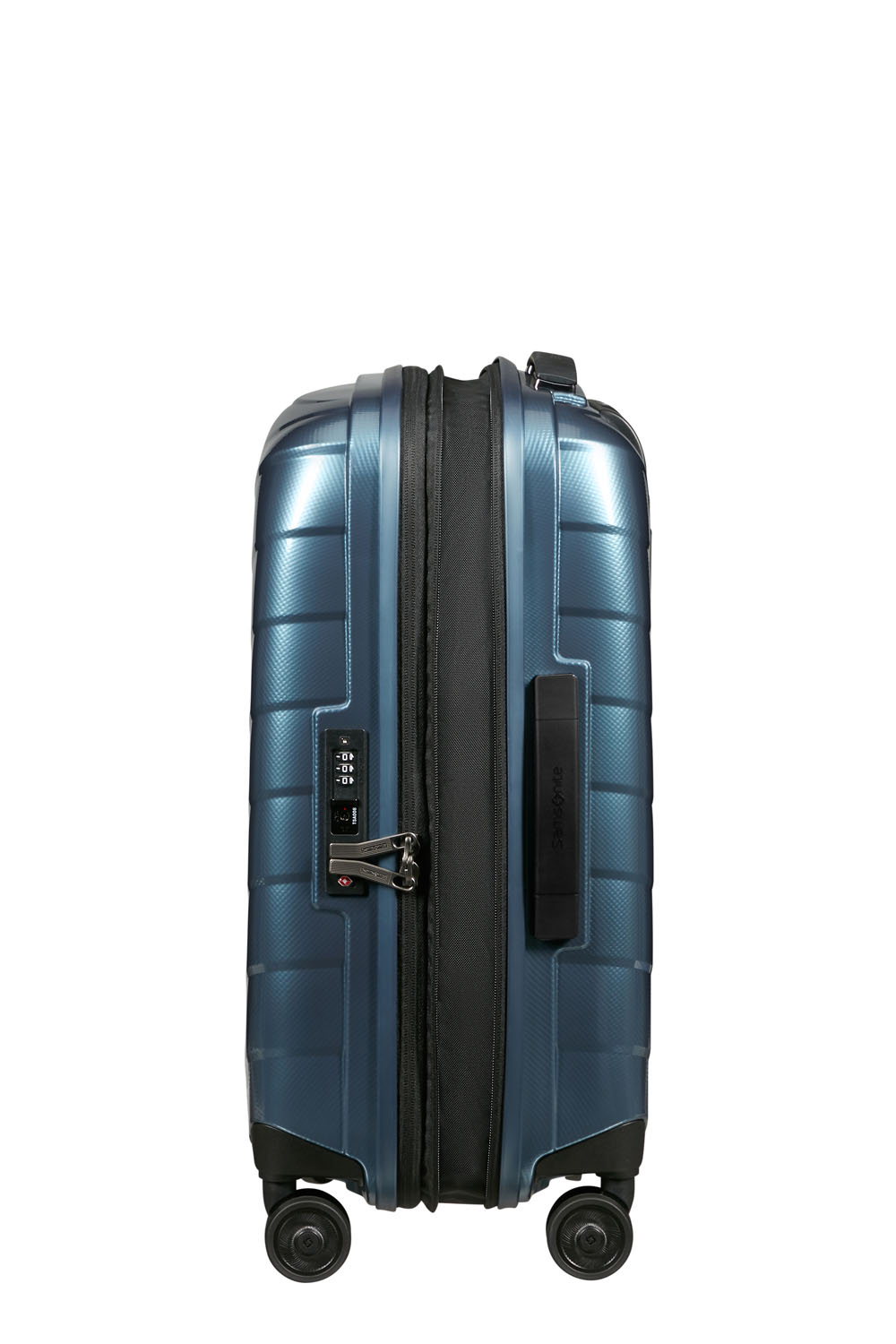 Samsonite Attrix Trolley mit 4 Rollen erweiterbar 55cm (23/26cm) Steel Blue Samsonite Attrix Trolley mit 4 Rollen erweiterbar 55cm (23/26cm) Steel Blue